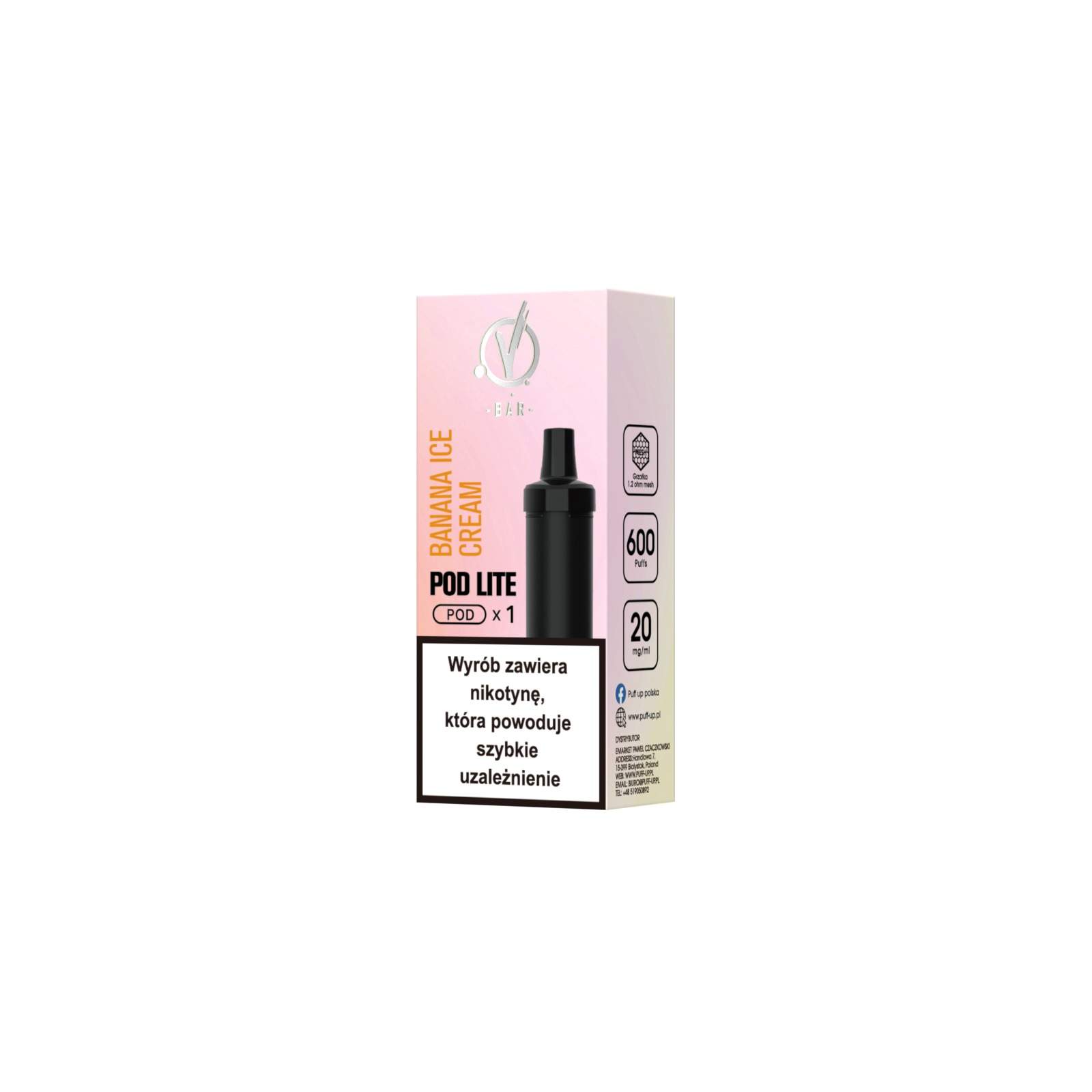 EPAPIEROS VBAR POD  LITE – BANANA ICE CREAM