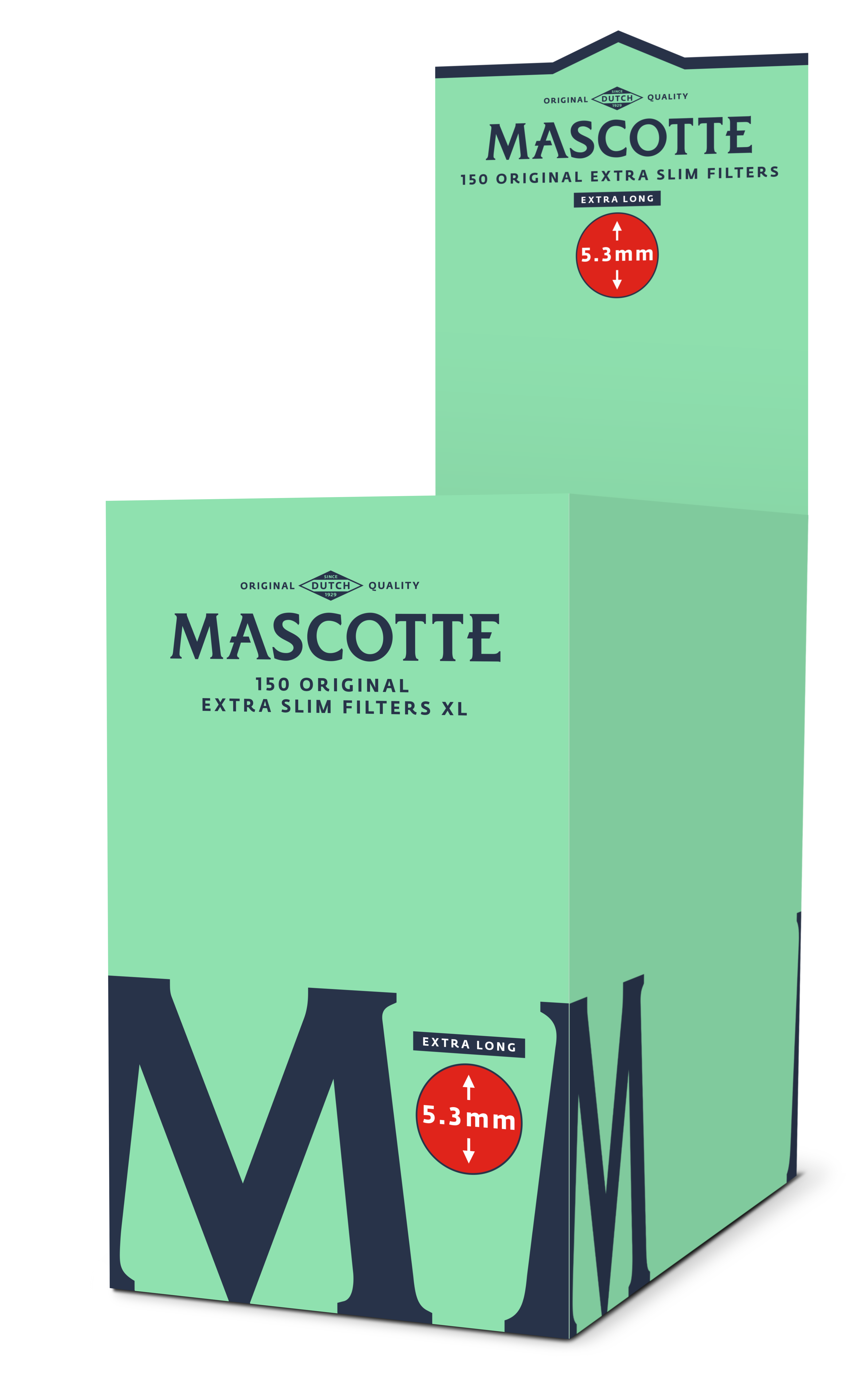 FILTRY X-LONG MASCOTTE 5,3 mm 150 szt.