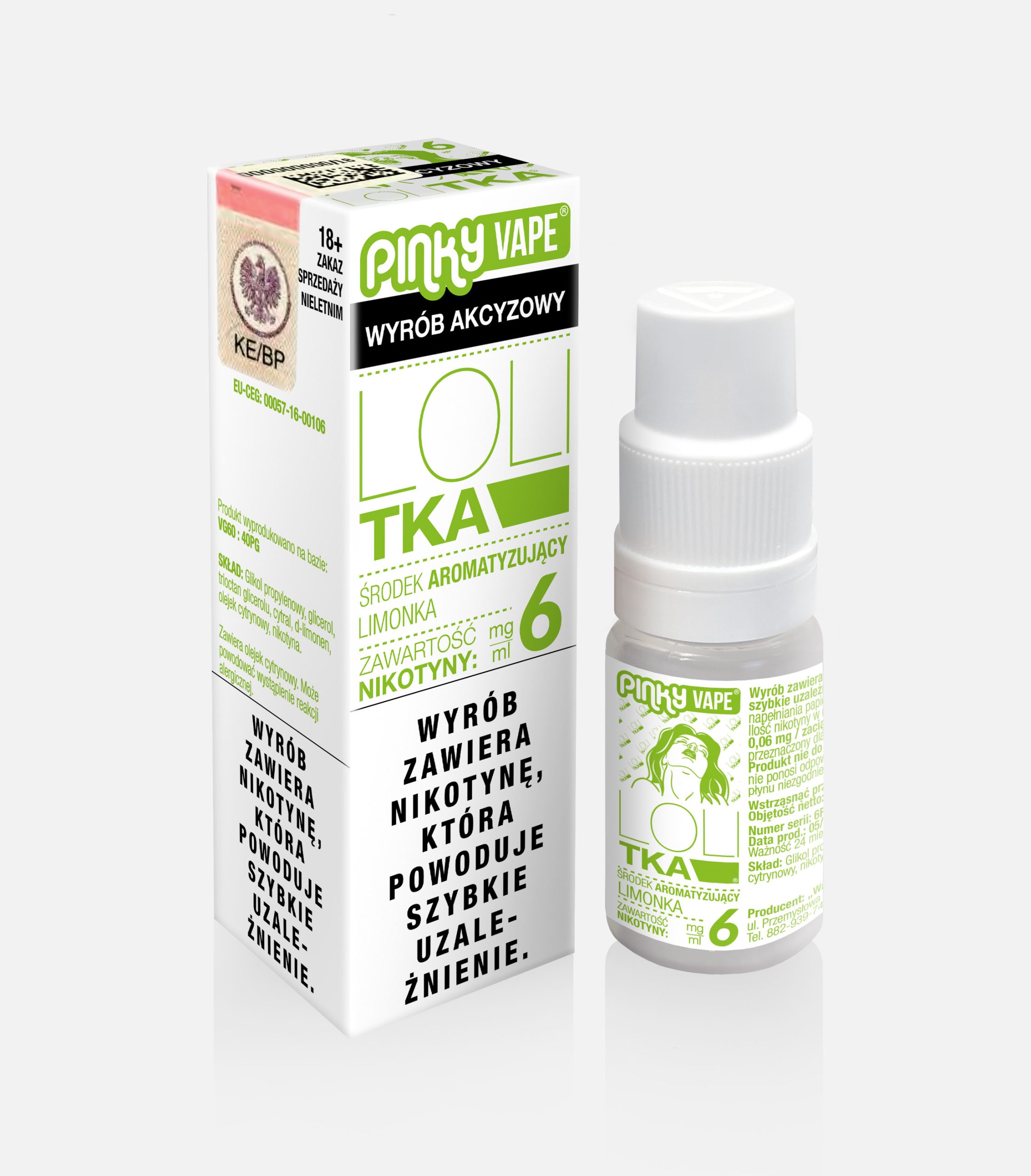 PinkyVape Lolitka 10ML 6MG / B25