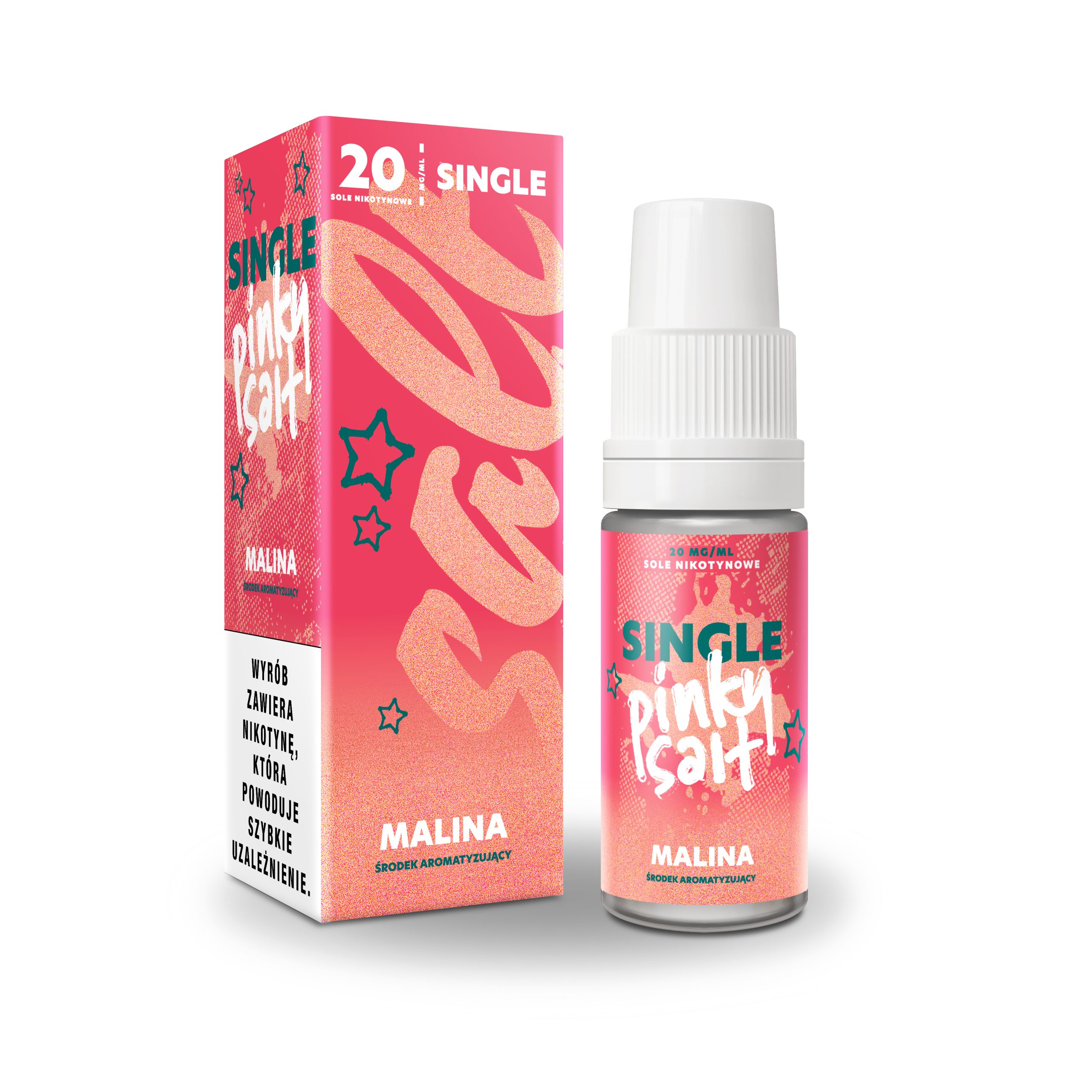 LIQUID PINKY SALT MALINA 10ml/20mg /B25