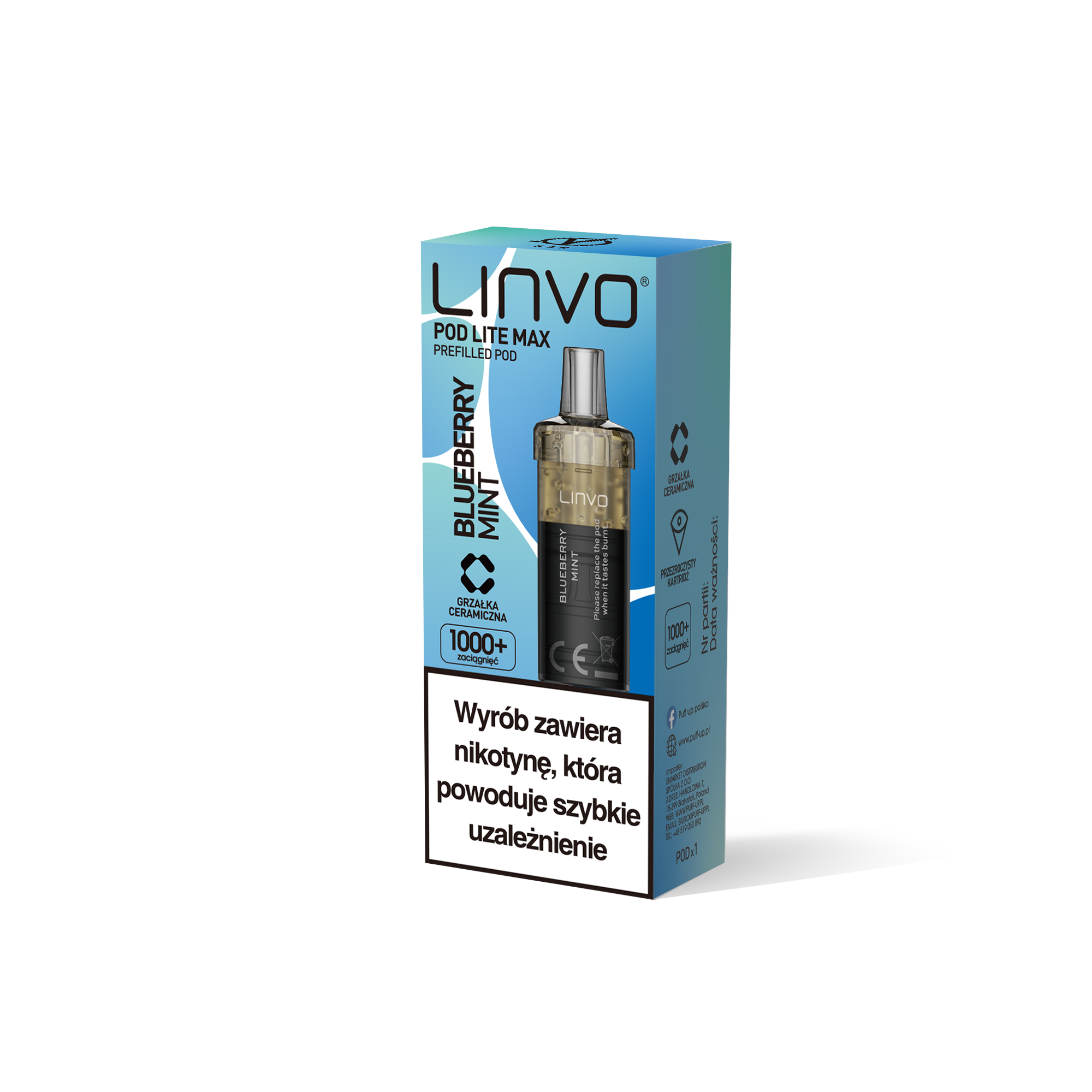 POD LITE MAX – BLUEBERRY MINT