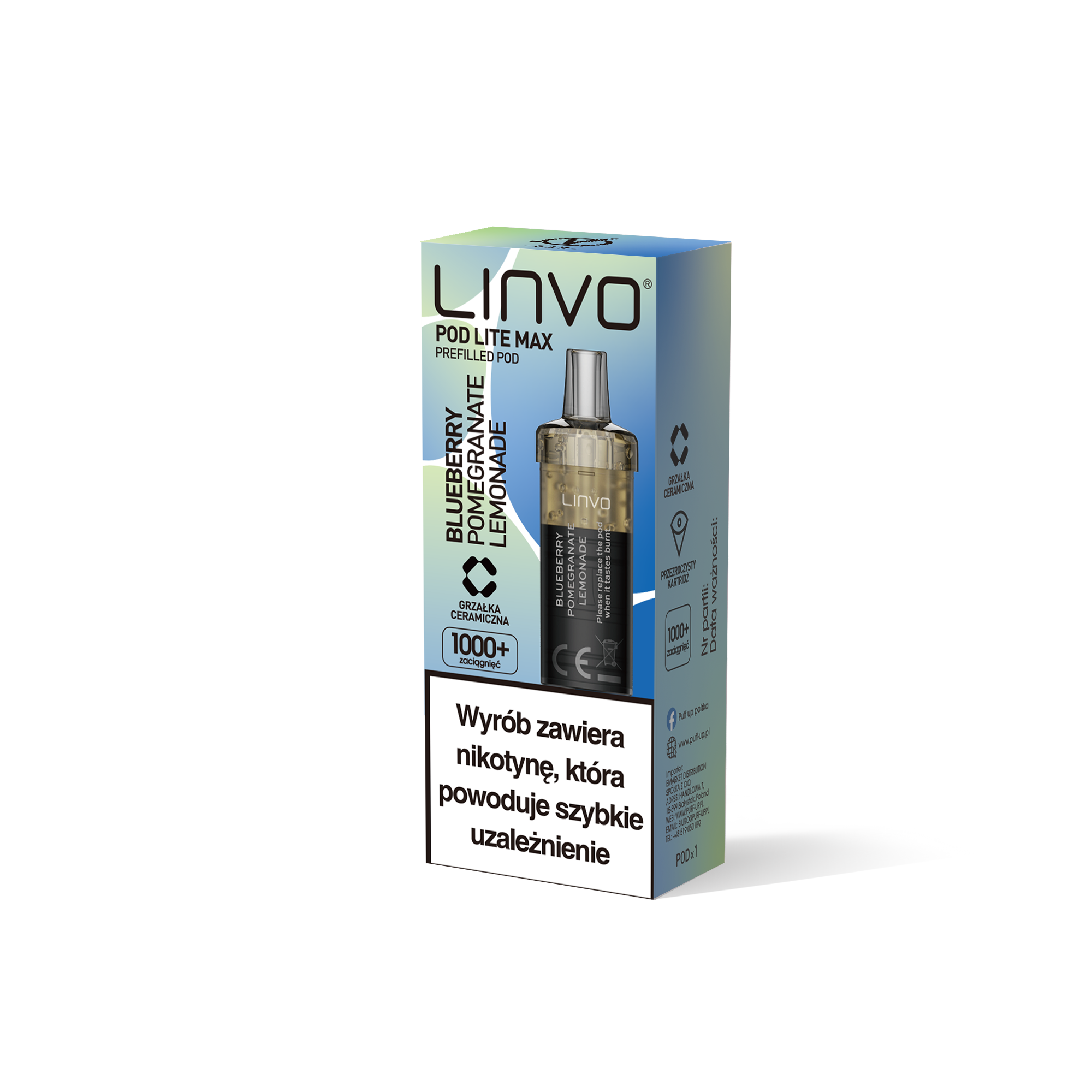 POD LITE MAX – BLUEBERRY POMEGRANATE LEMONADE