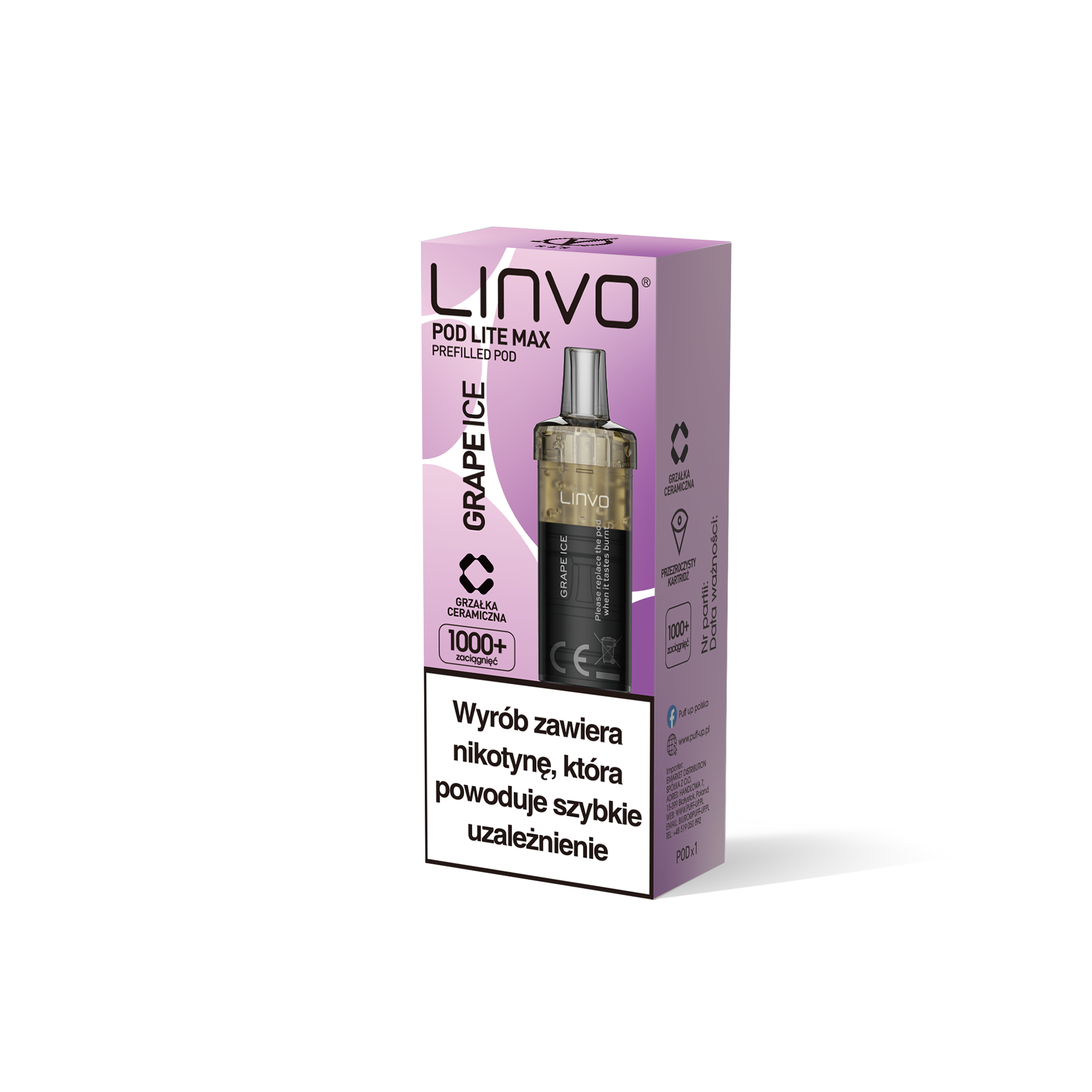 POD LITE MAX – GRAPE ICE