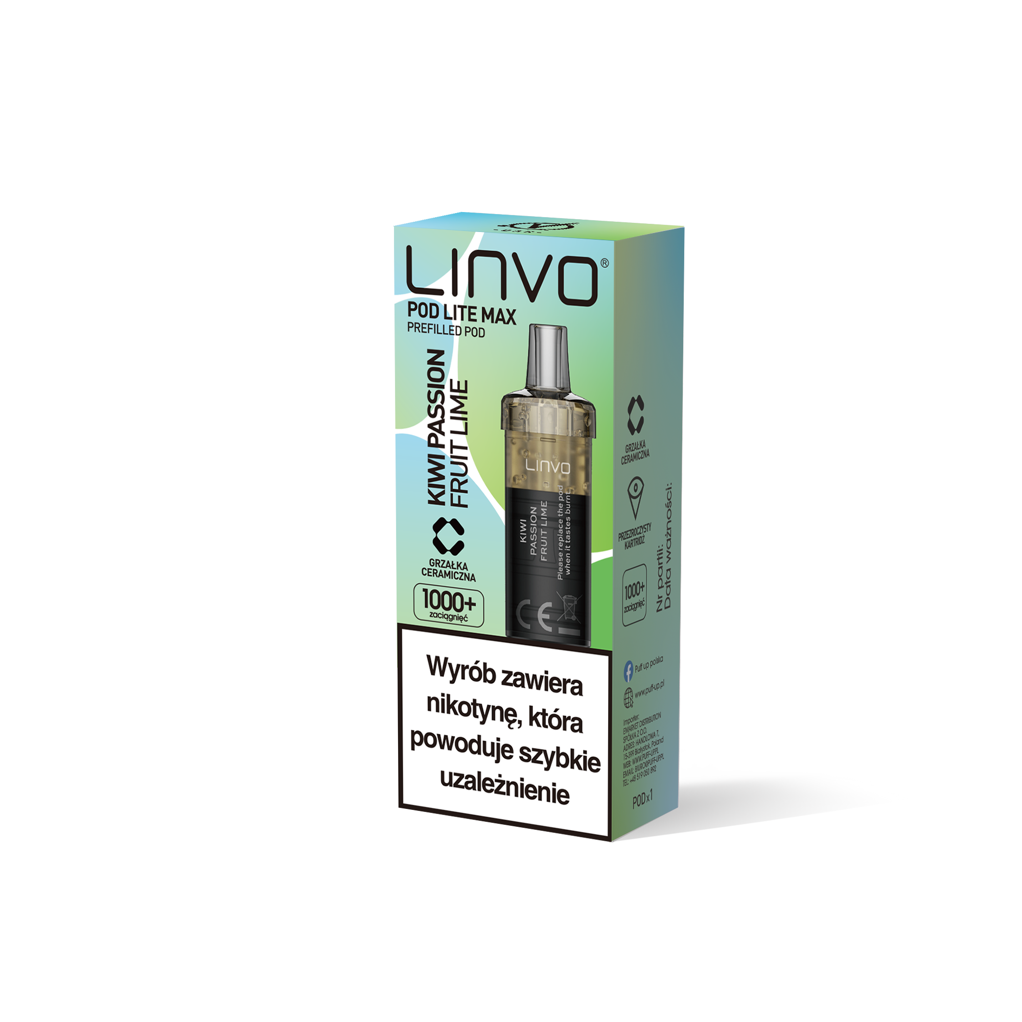 POD LITE MAX – KIWI PASSION FRUIT LIME