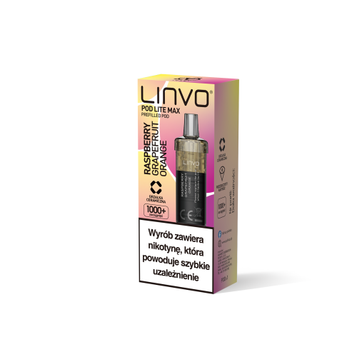 POD LITE MAX – RASPBERRY GRAPEFRUIT ORANGE