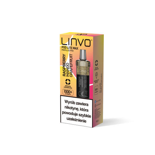 POD LITE MAX – RASPBERRY MANGO GRAPEFRUIT