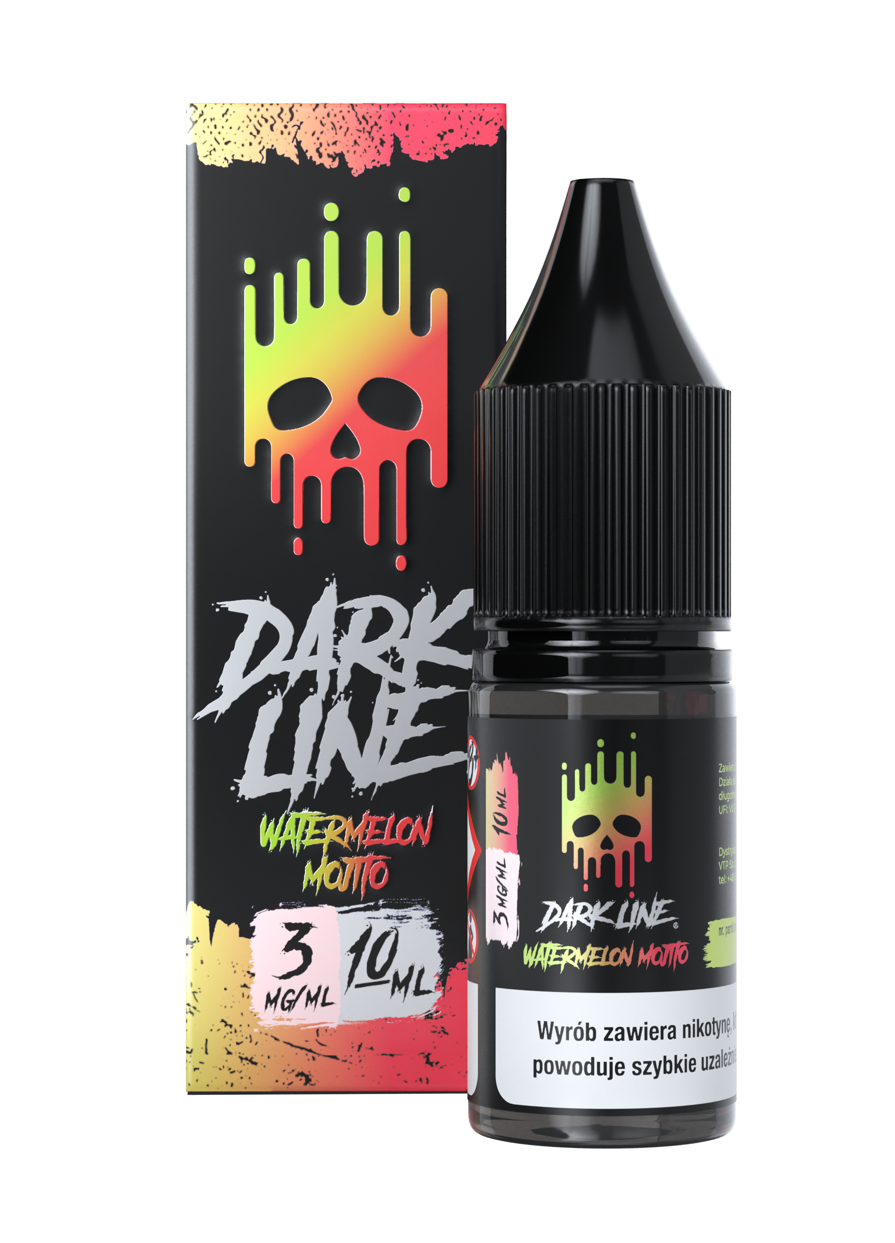 LIQUID DARK LINE – WATERMELON MOJITO 10ml 3mg B25