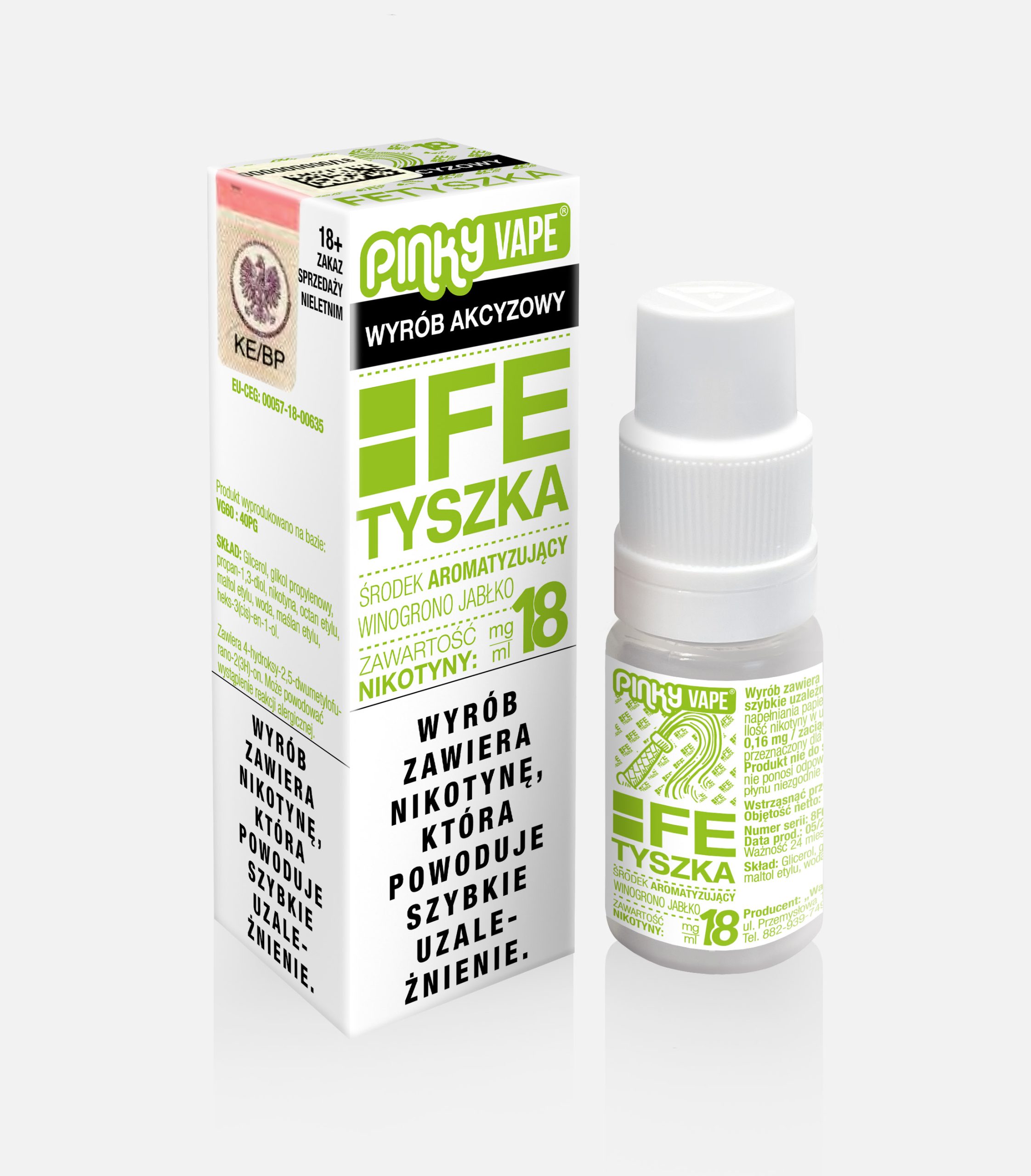 PinkyVape Fetyszka 10ML 18MG / B25