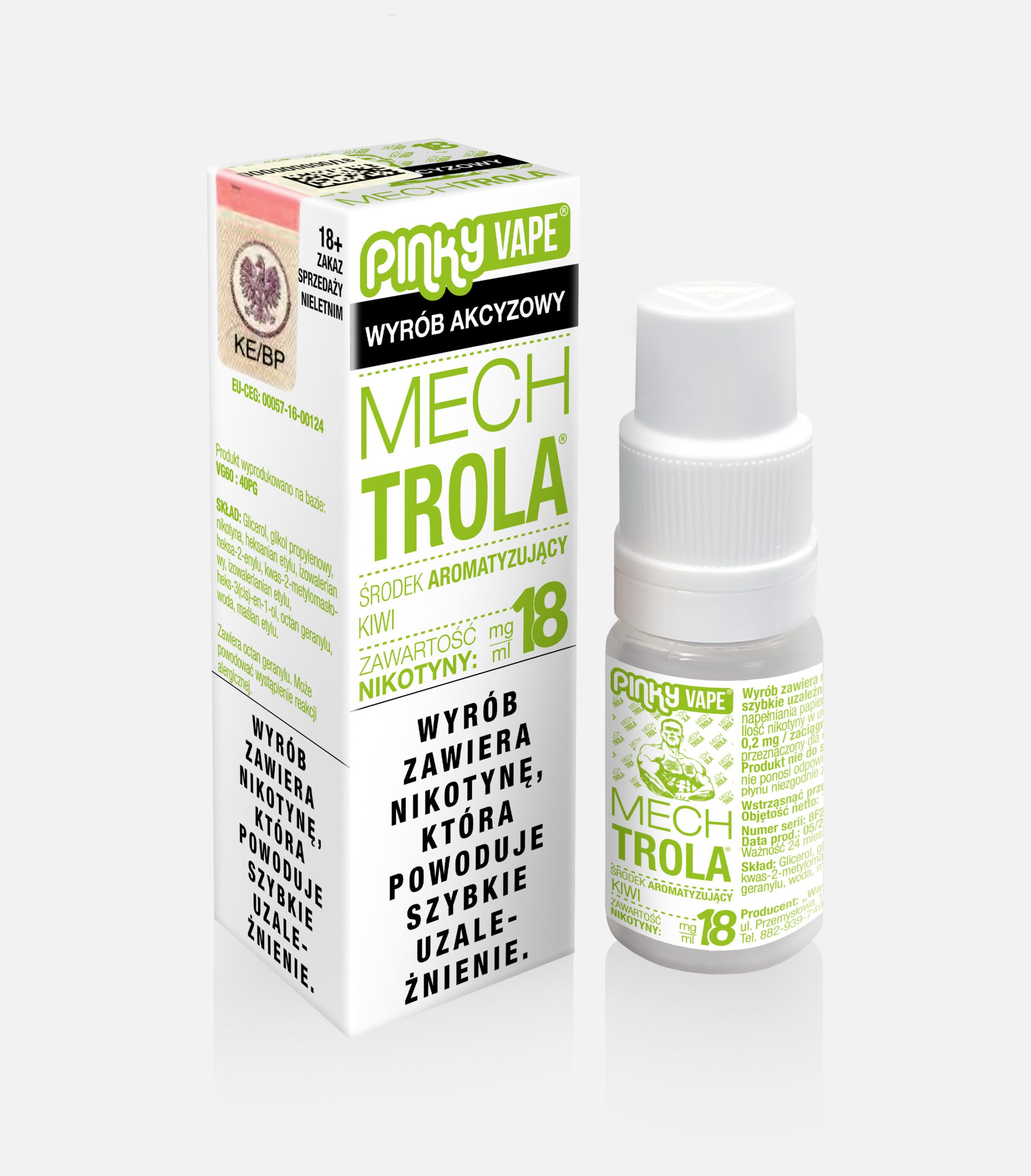 PinkyVape Mechtrola 10ML 18MG / B25