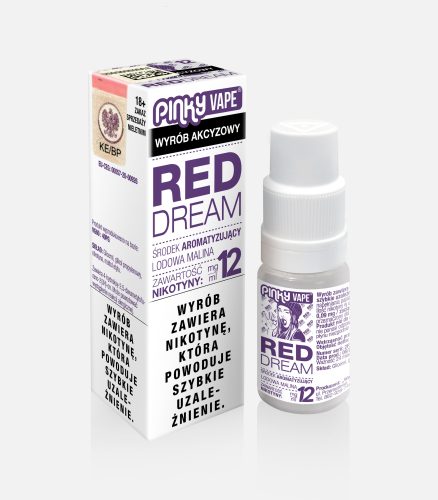 PinkyVape Reddream 10ML 12MG / B25