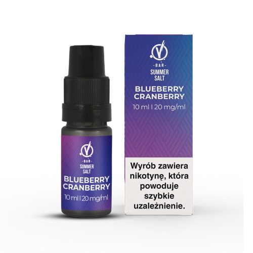 VBAR SALT 20mg 10ml BLUEBERRY CRANBERRY B25