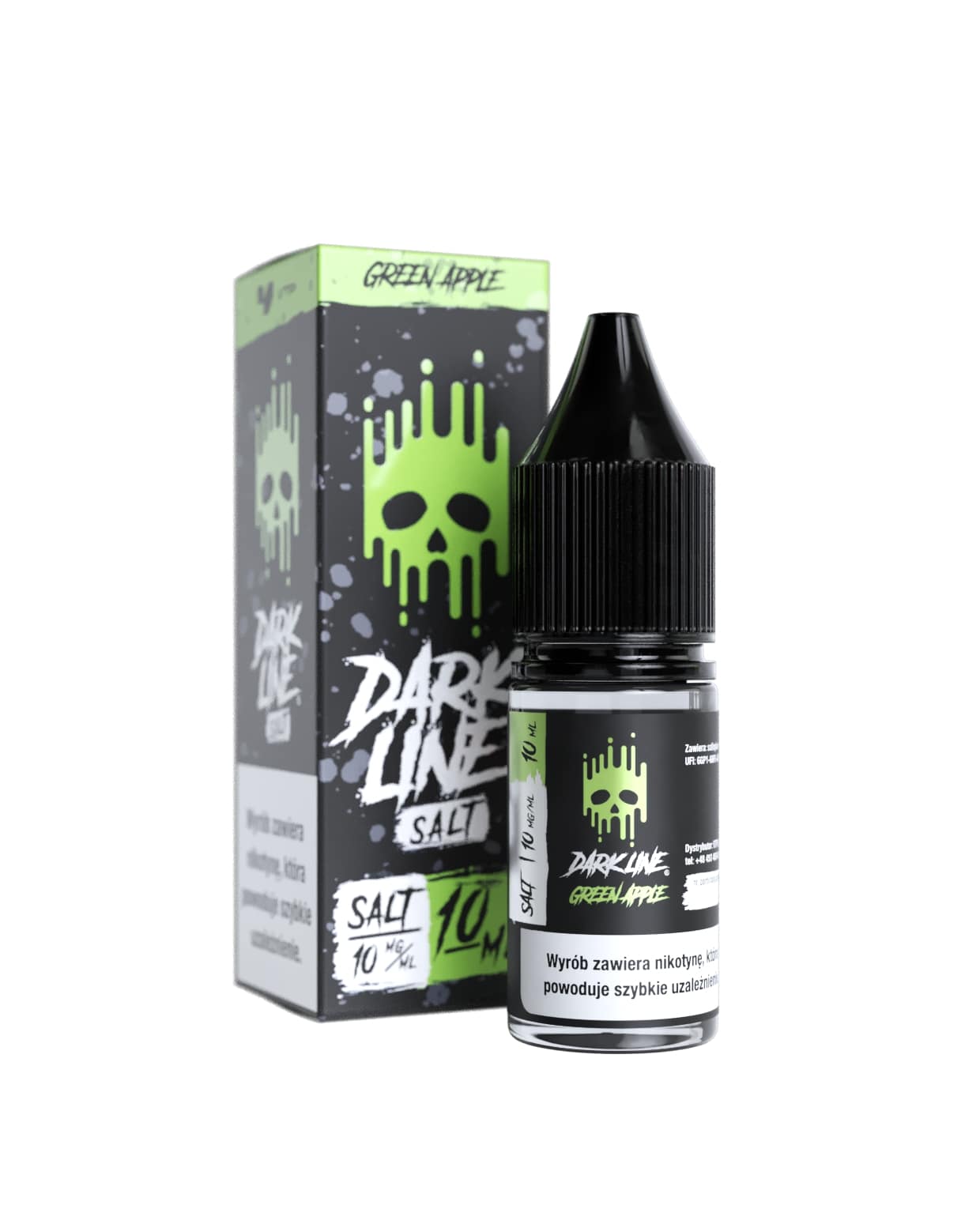 DARK LINE SALT – GREEN APPLE 10ml 20mg B25