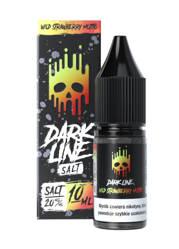 DARK LINE SALT – WILD STRAWBERRY MOJITO 10ml 20mg B25