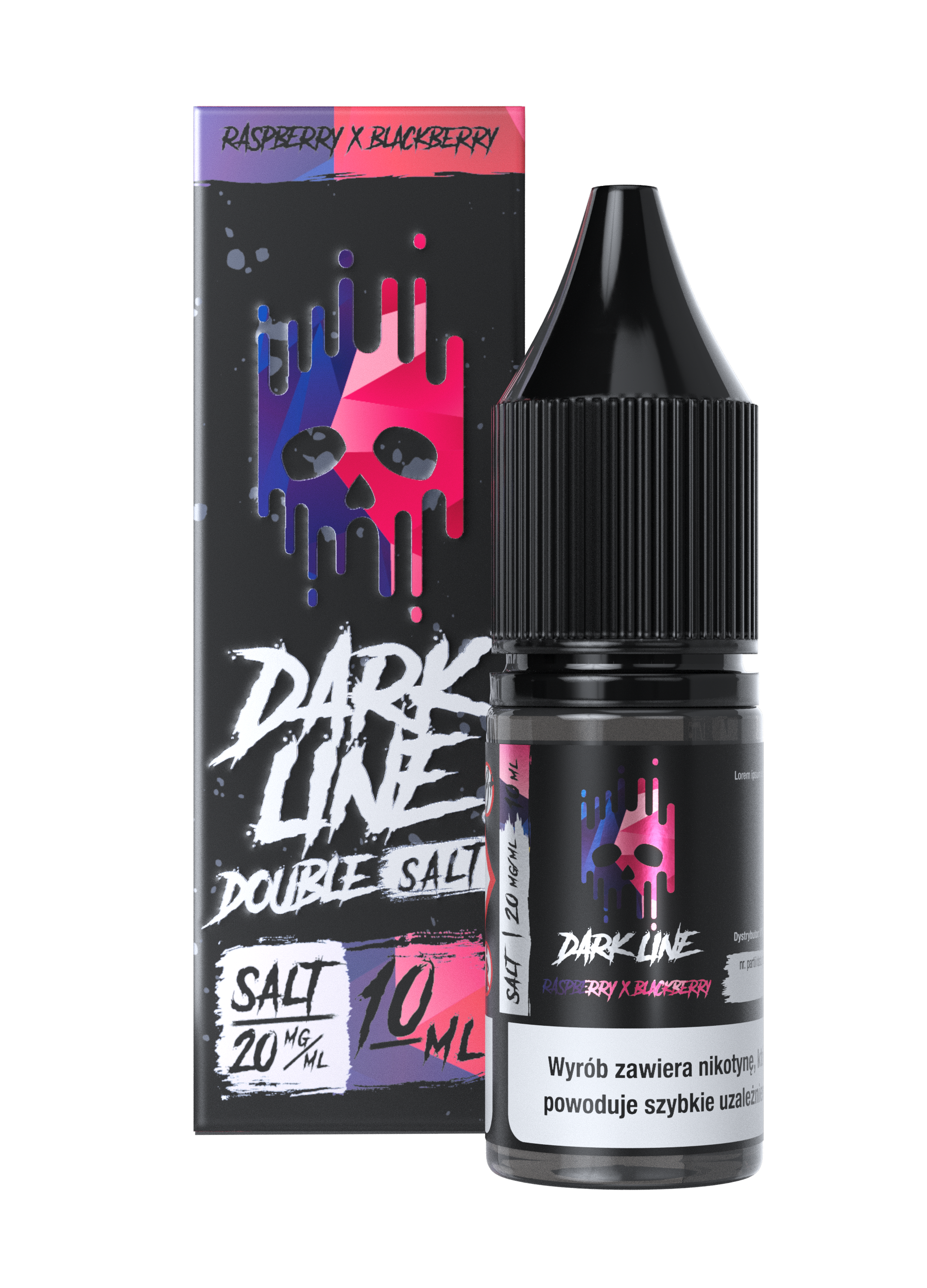 DOUBLE DL SALT – RASPBERRY BLACKBERRY 10ml 20mg  B25