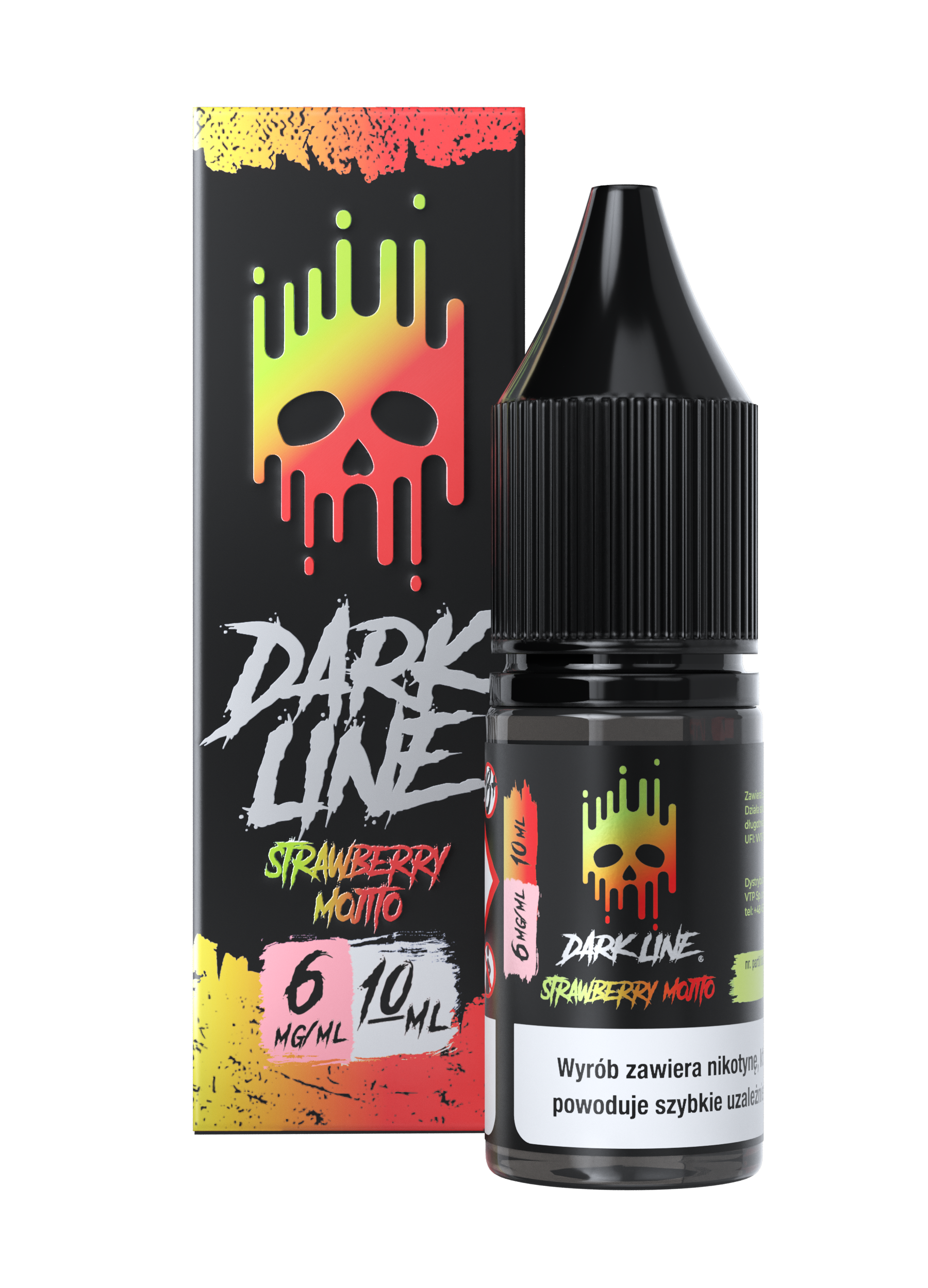 LIQUID DARK LINE – STRAWBERRY MOJITO 10ml 6mg B25