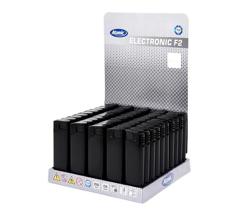 ZAPALNICZKA ATOMIC F2 CZARNA MATOWA