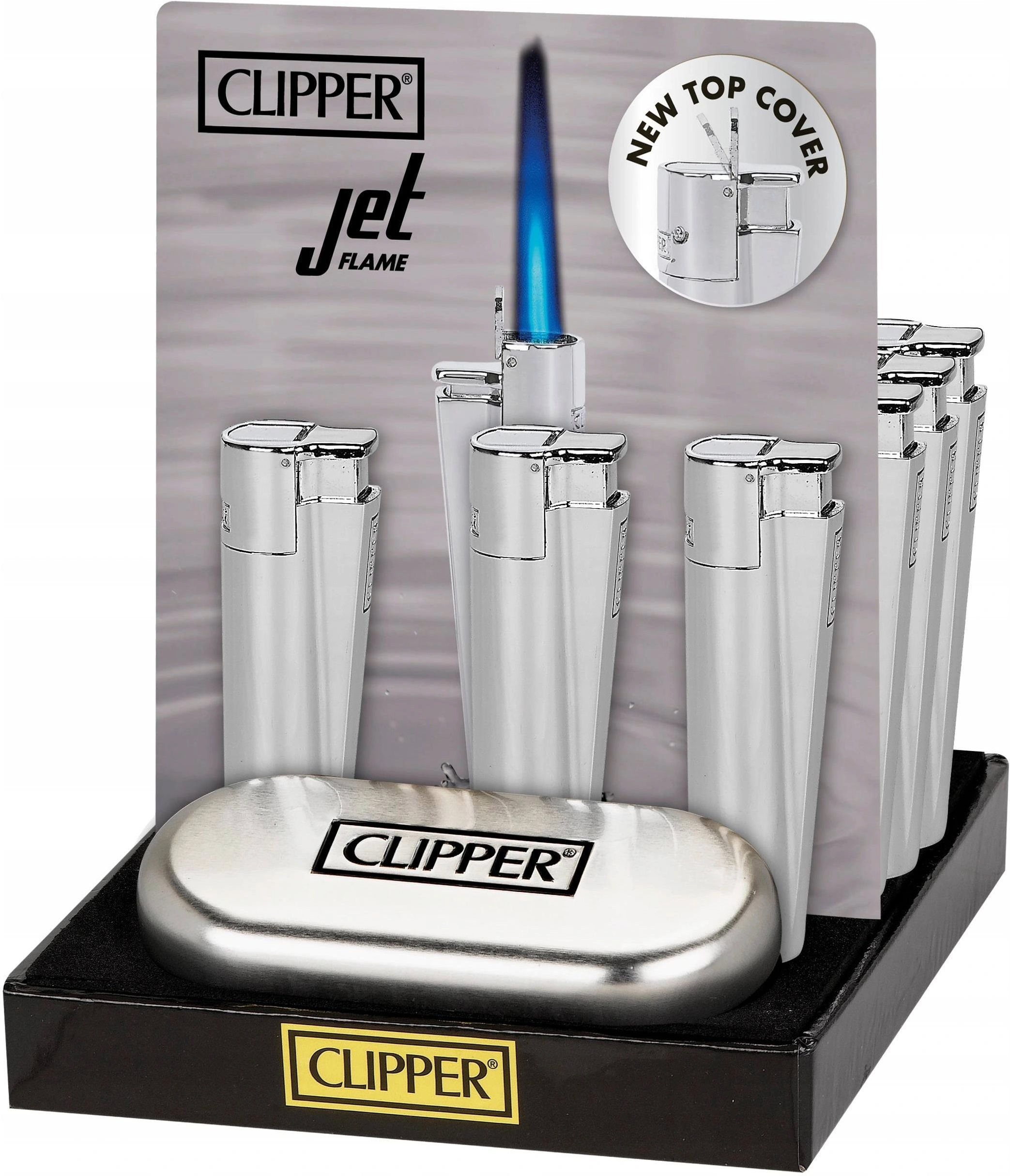 ZAPALNICZKA CLIPPER CMKJ11 ŻAROWA SILVER