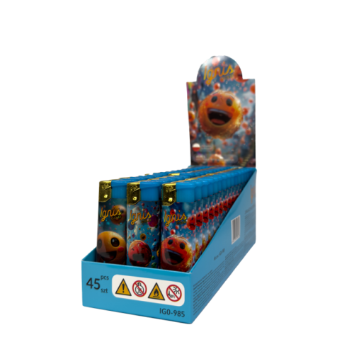 ZAPALNICZKA OKLEJKA IGNIS EMOJI 45