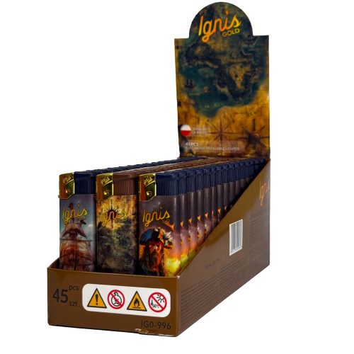 ZAPALNICZKA OKLEJKA IGNIS PIRATES 45