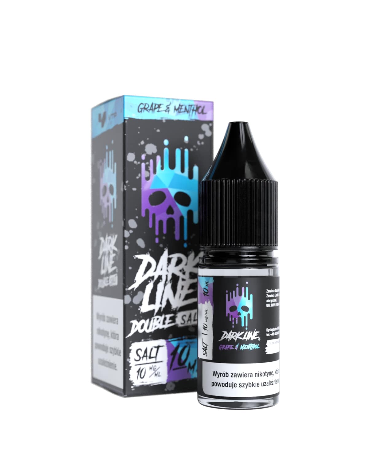 DOUBLE DL SALT – GRAPE/MENTHOL 10ml 20mg  B26