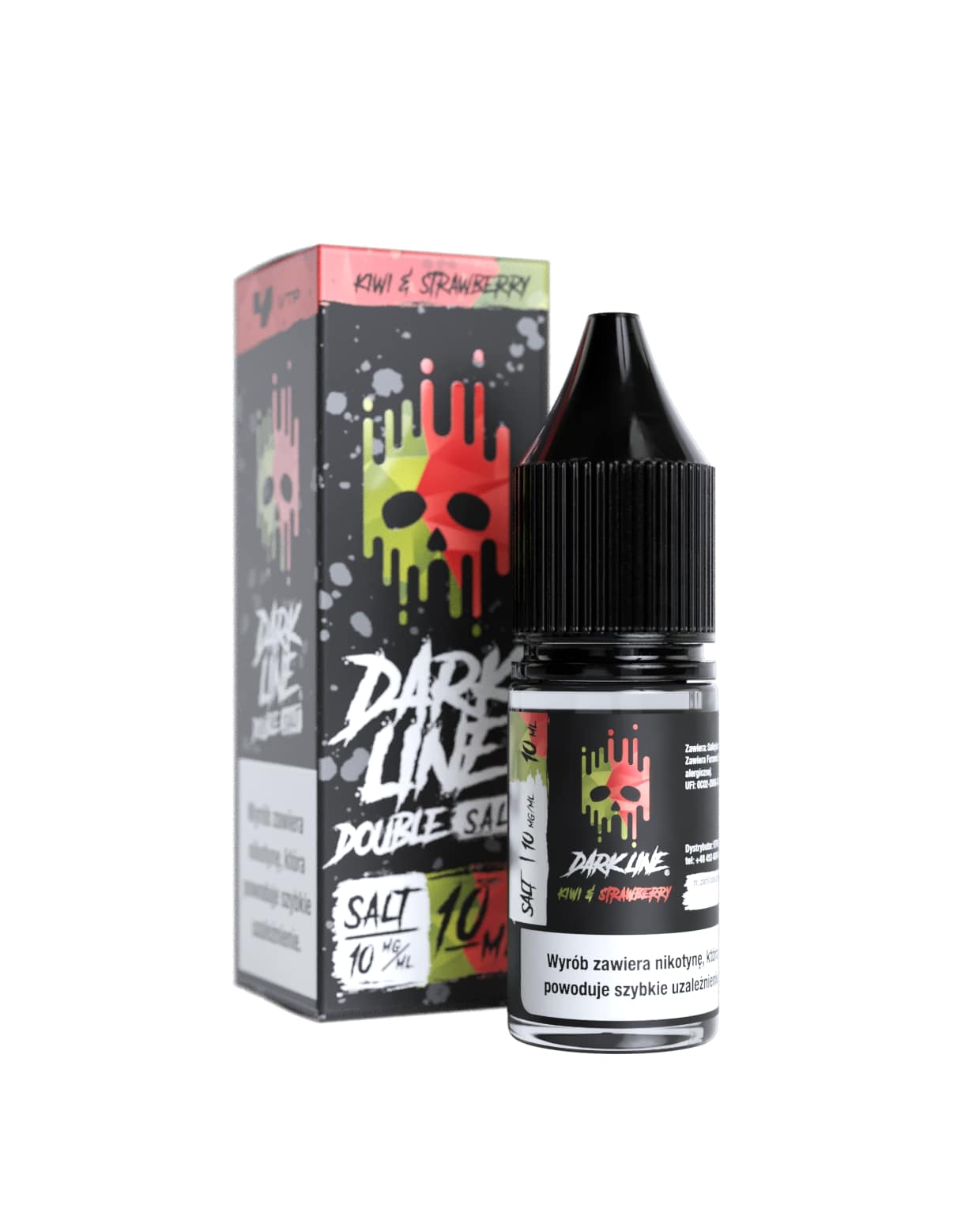 DOUBLE DL SALT – KIWI/STRAWBERRY 10ml 20mg  B26