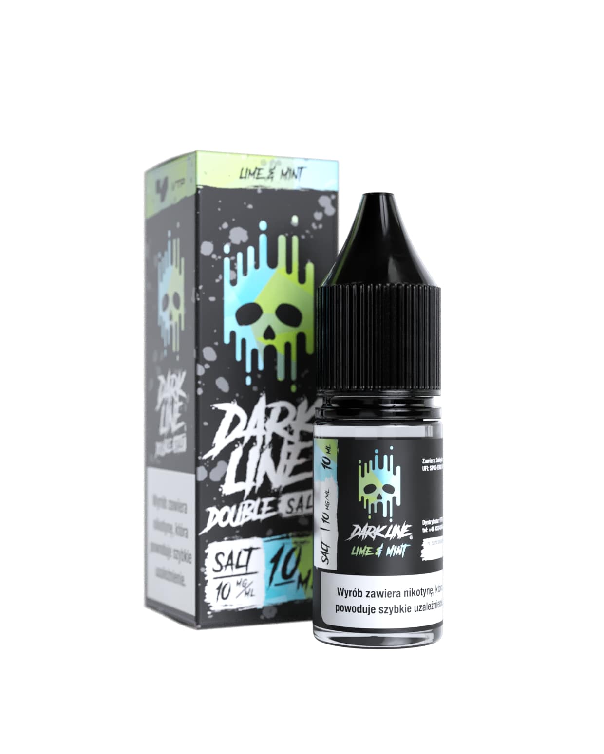 DOUBLE DL SALT – LIME/MINT 10ml 20mg  B26