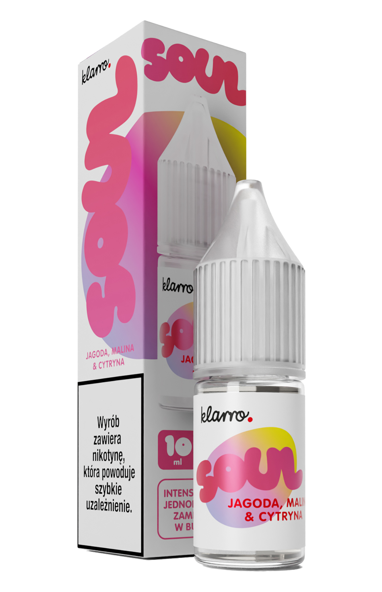 KLARRO SOUL JAGODA MALINA CYTRYNA 20mg 10m B26