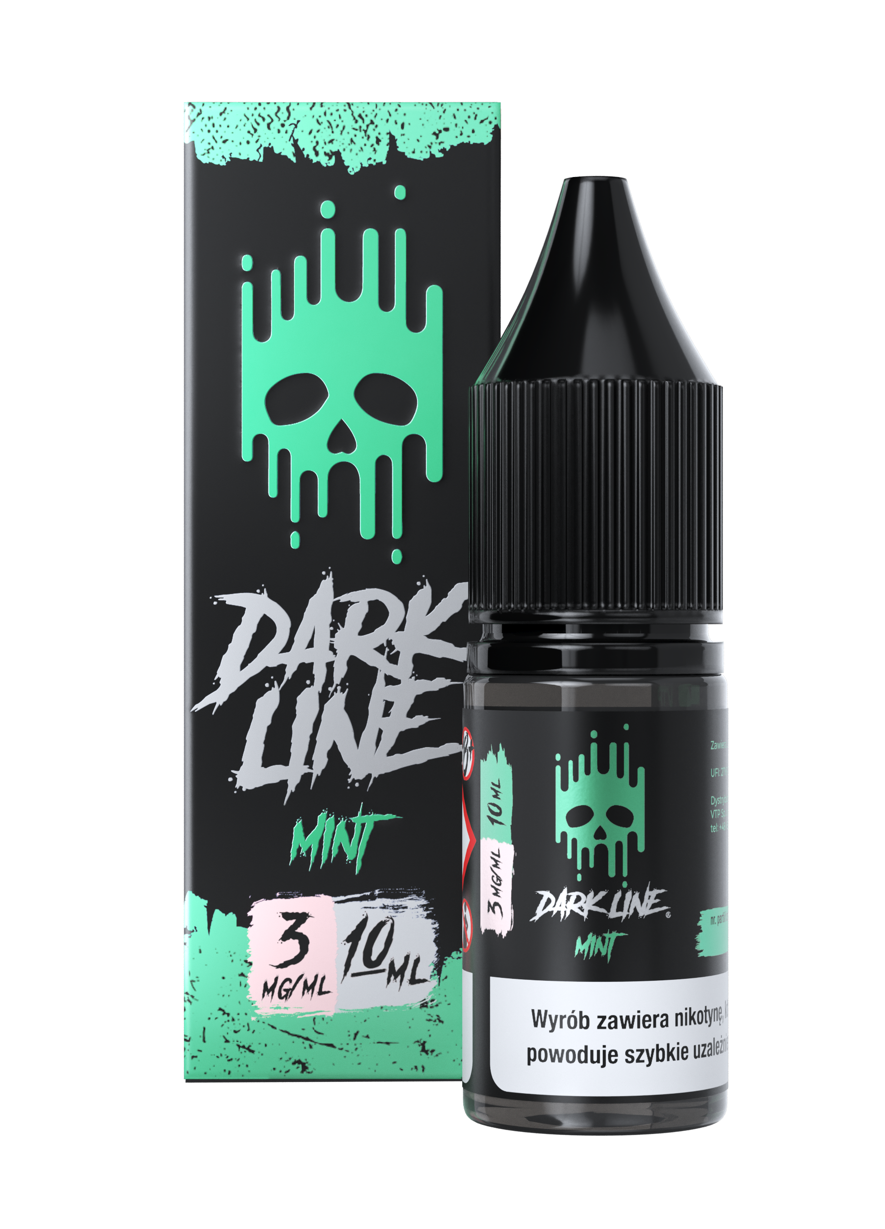 LIQUID DARK LINE – MINT 10ml 3mg B26