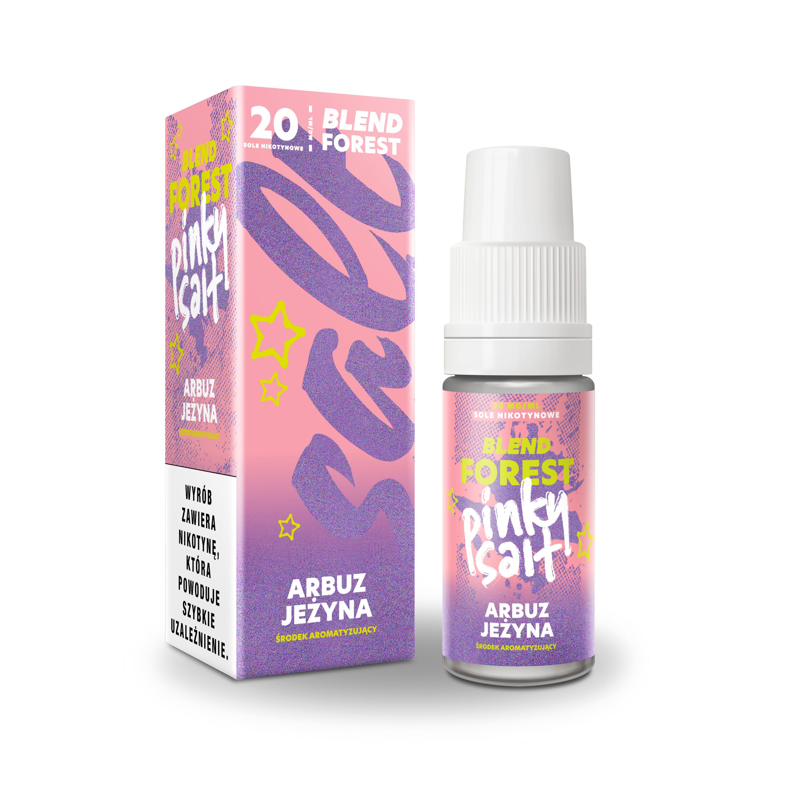 LIQUID PINKY SALT ARBUZ JEŻYNA 10ml/20mg B26
