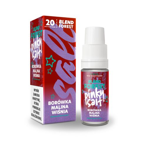 LIQUID PINKY SALT BORÓWKA MAL. WIŚN 10ml/20mg B26