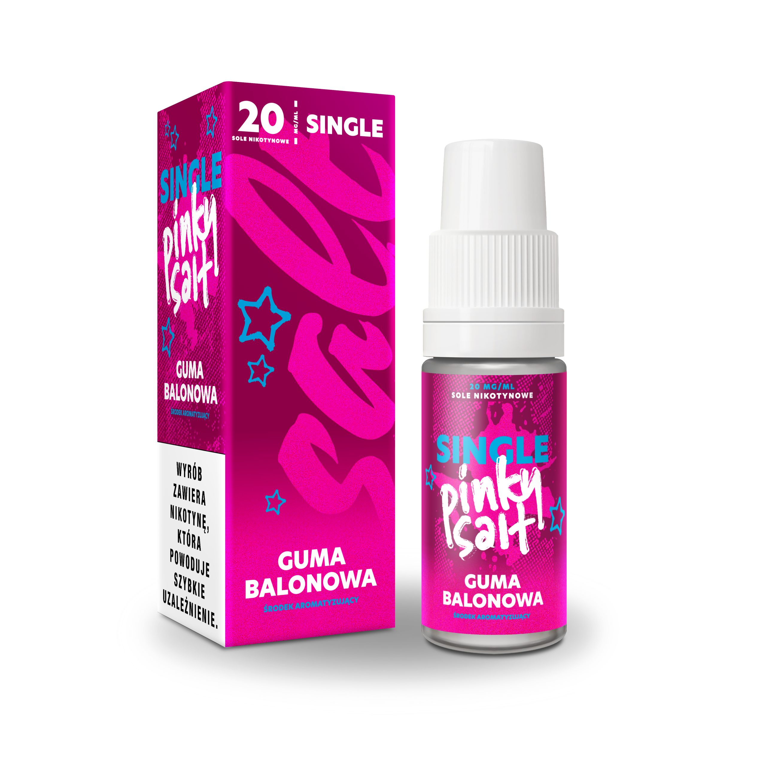 LIQUID PINKY SALT GUMA BALONOWA 10ml/20mg B26
