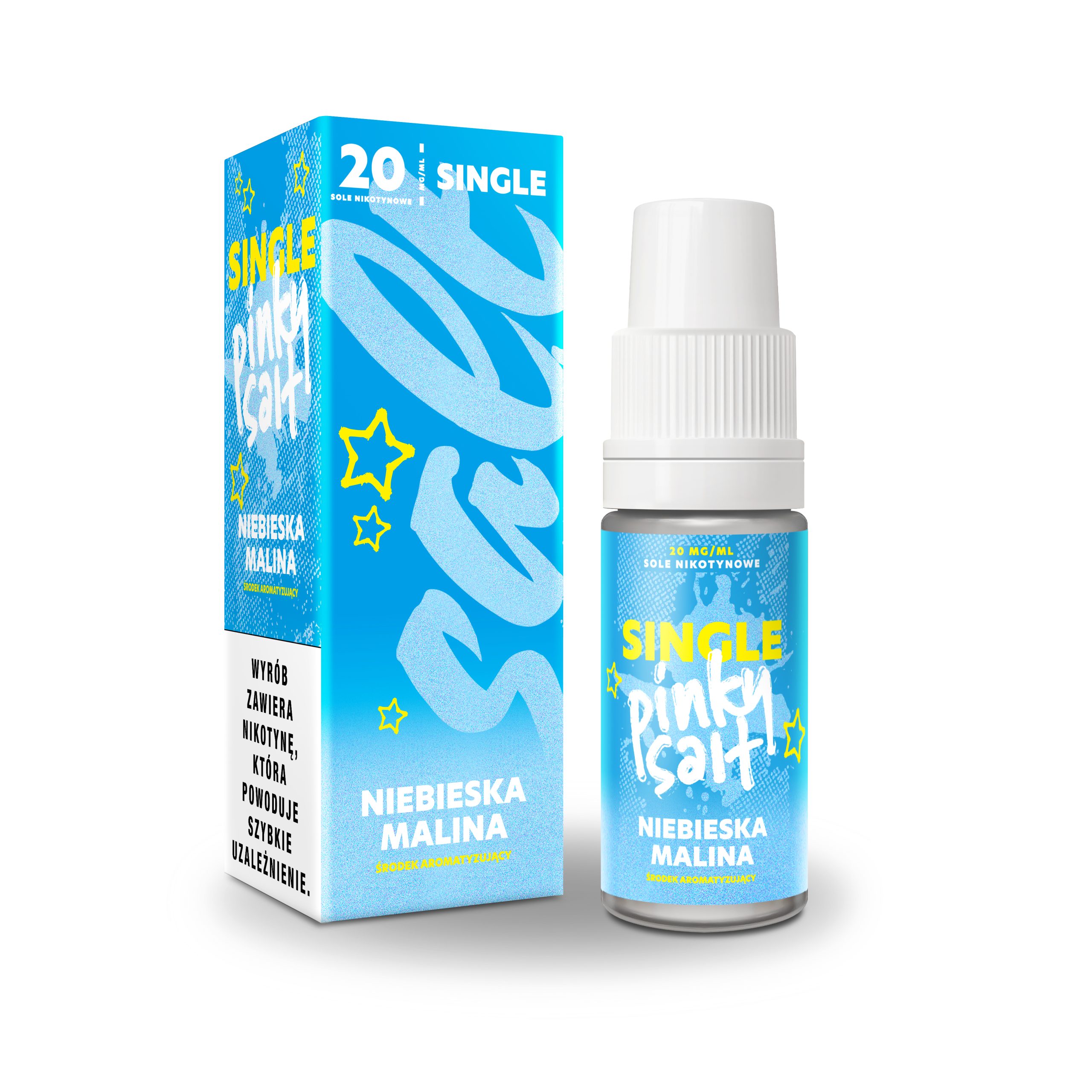 LIQUID PINKY SALT NIEBIESKA MALINA 10ml/20mg B26