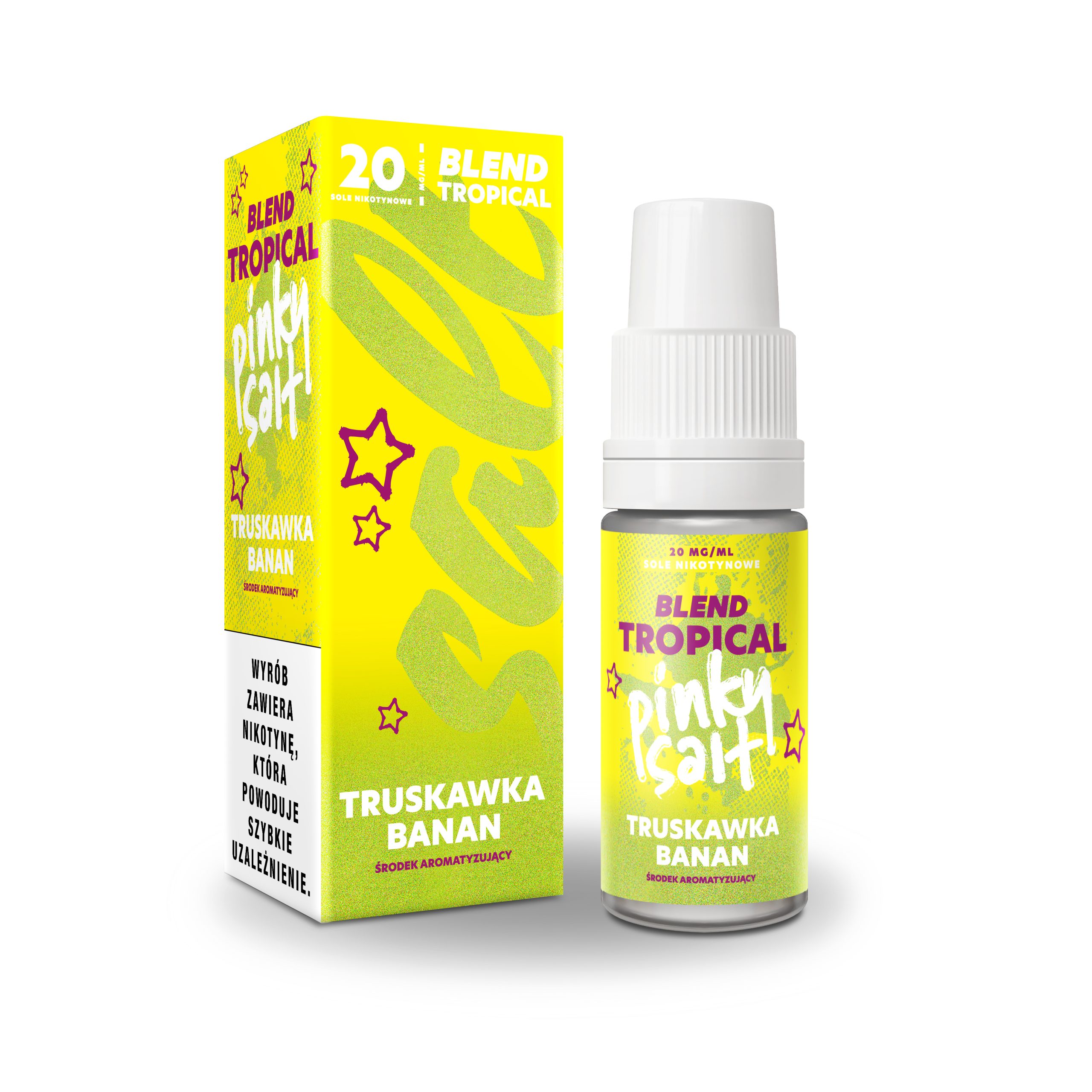 LIQUID PINKY SALT TRUSKAWKA BANAN 10ml/20mg B26