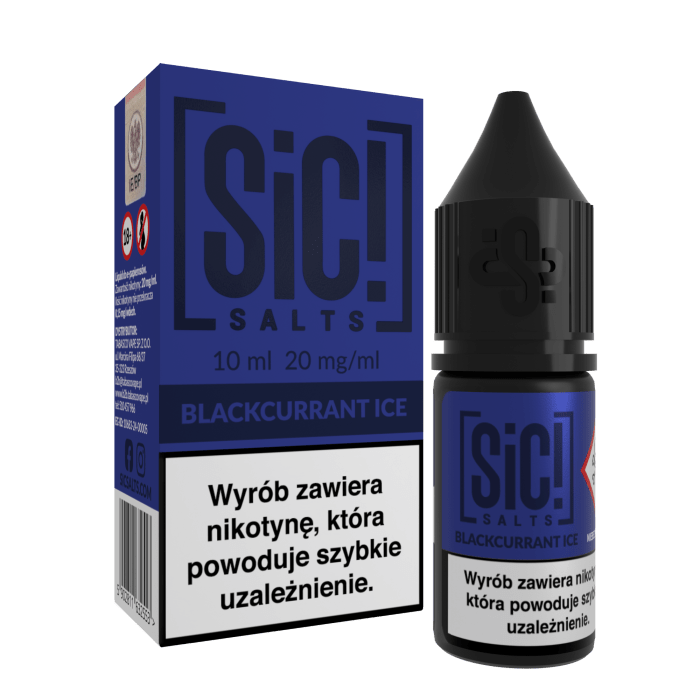 LIQUID SIC! – BLACKCURRANT ICE  20mg / B26
