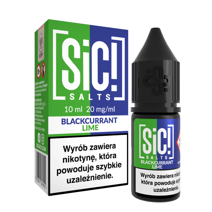LIQUID SIC! – BLACKCURRANT LIME 20mg / B26