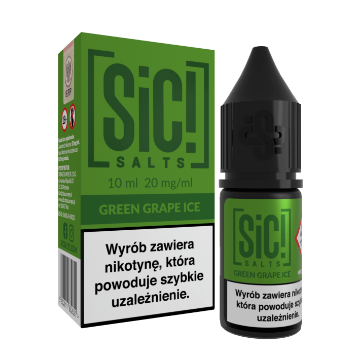 LIQUID SIC! – GREEN GRAPE ICE 20mg / B26
