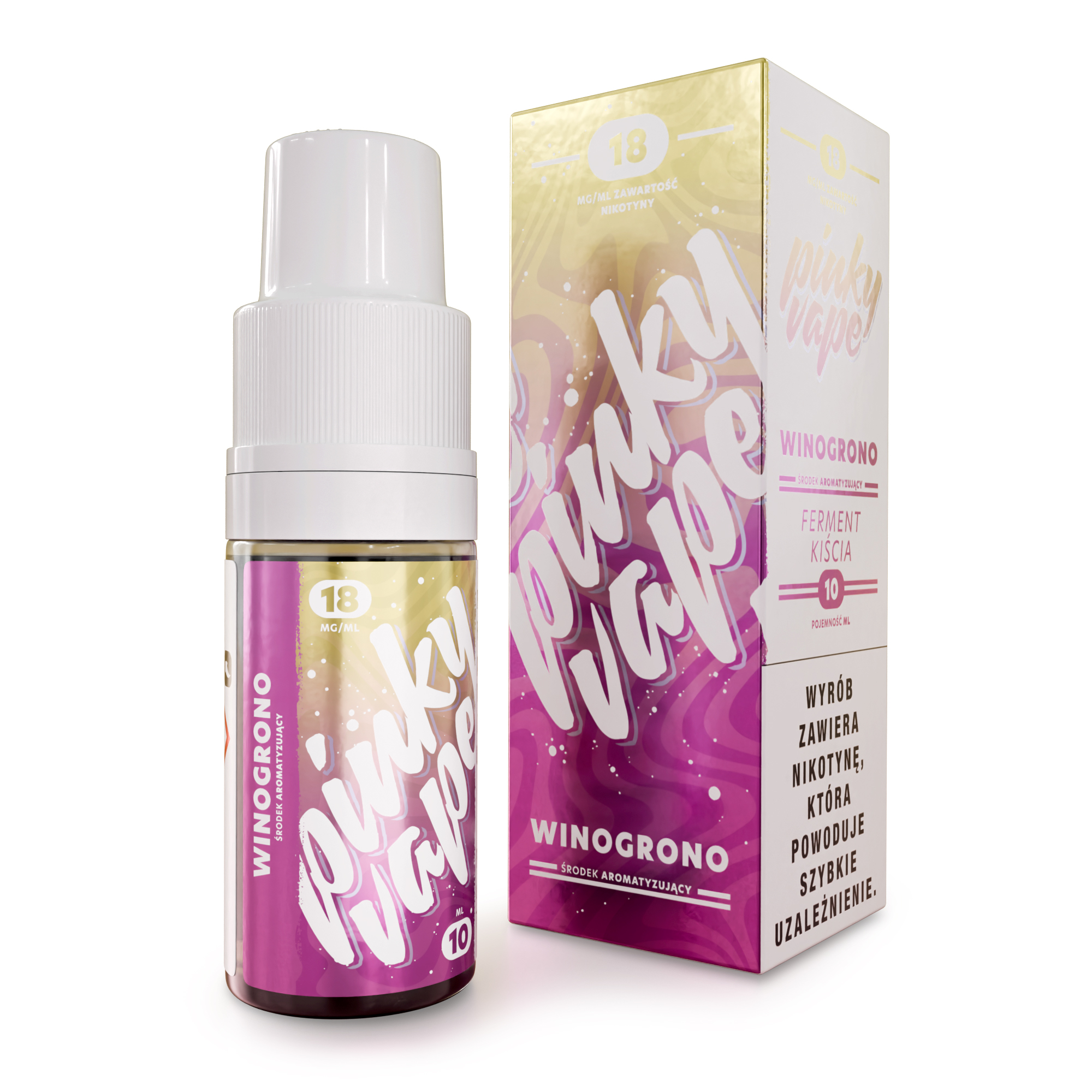 PinkyVape Ferment Kiścia 10ML 6MG / B26