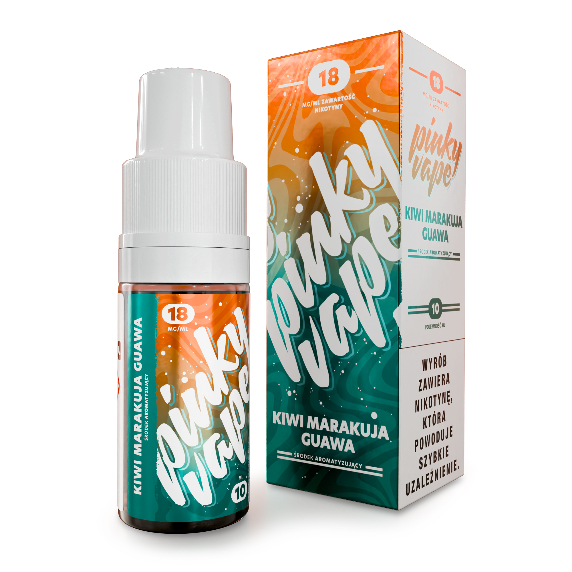 PinkyVape Kiwi Marakuja Guawa 10ML 6MG / B26