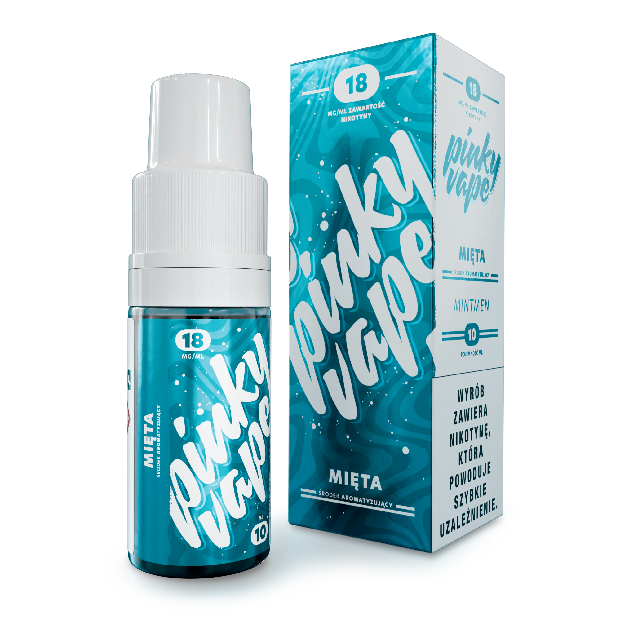 PinkyVape Mint Men 10ML 12MG / B26