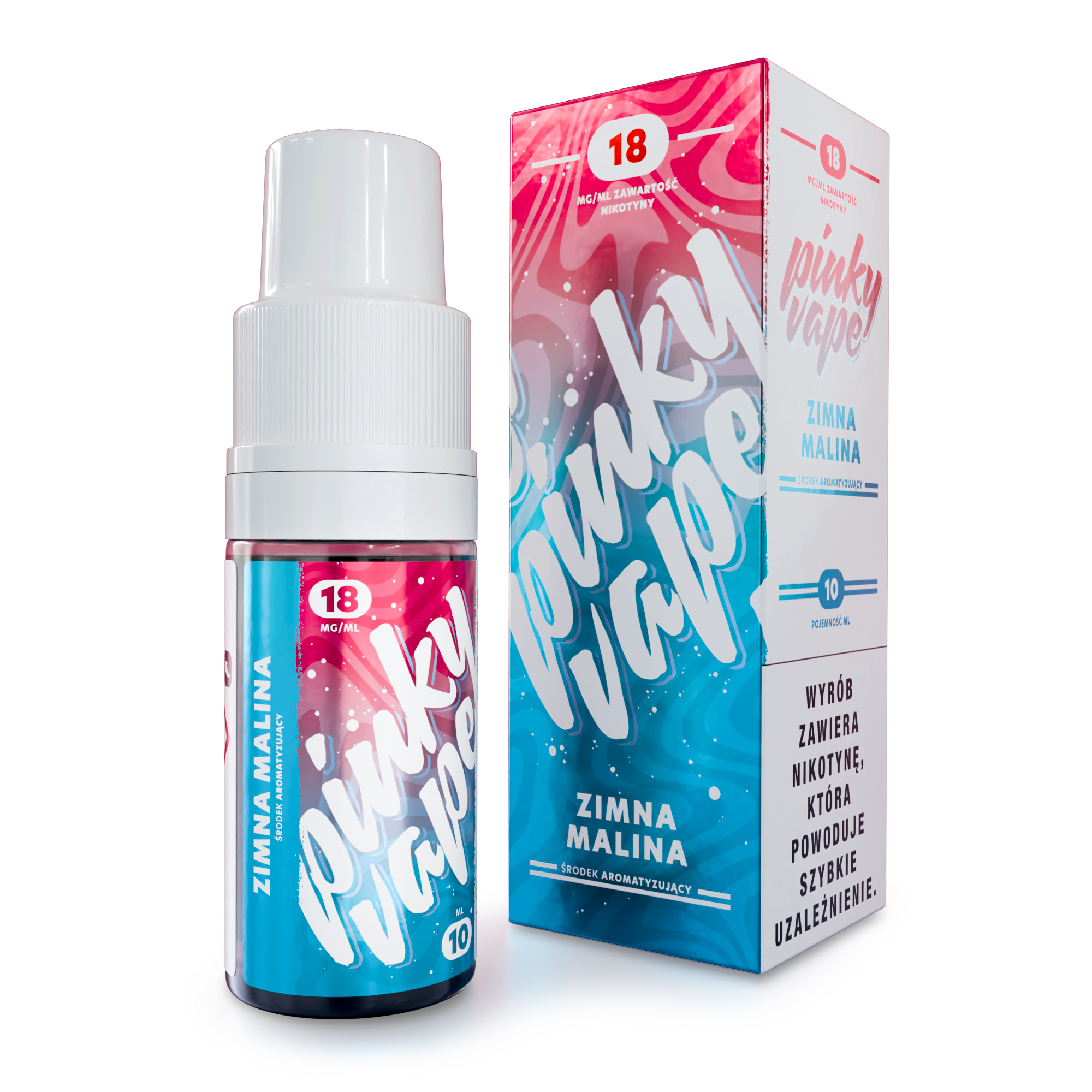 PinkyVape Zimna Malina 10ML 6MG / B26
