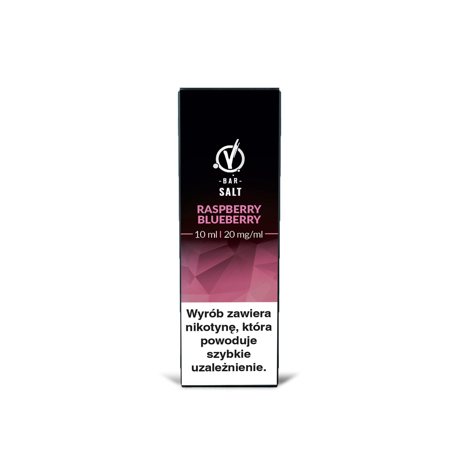VBAR SALT 20mg 10ml RASPBERRY BLUEBERRY B26
