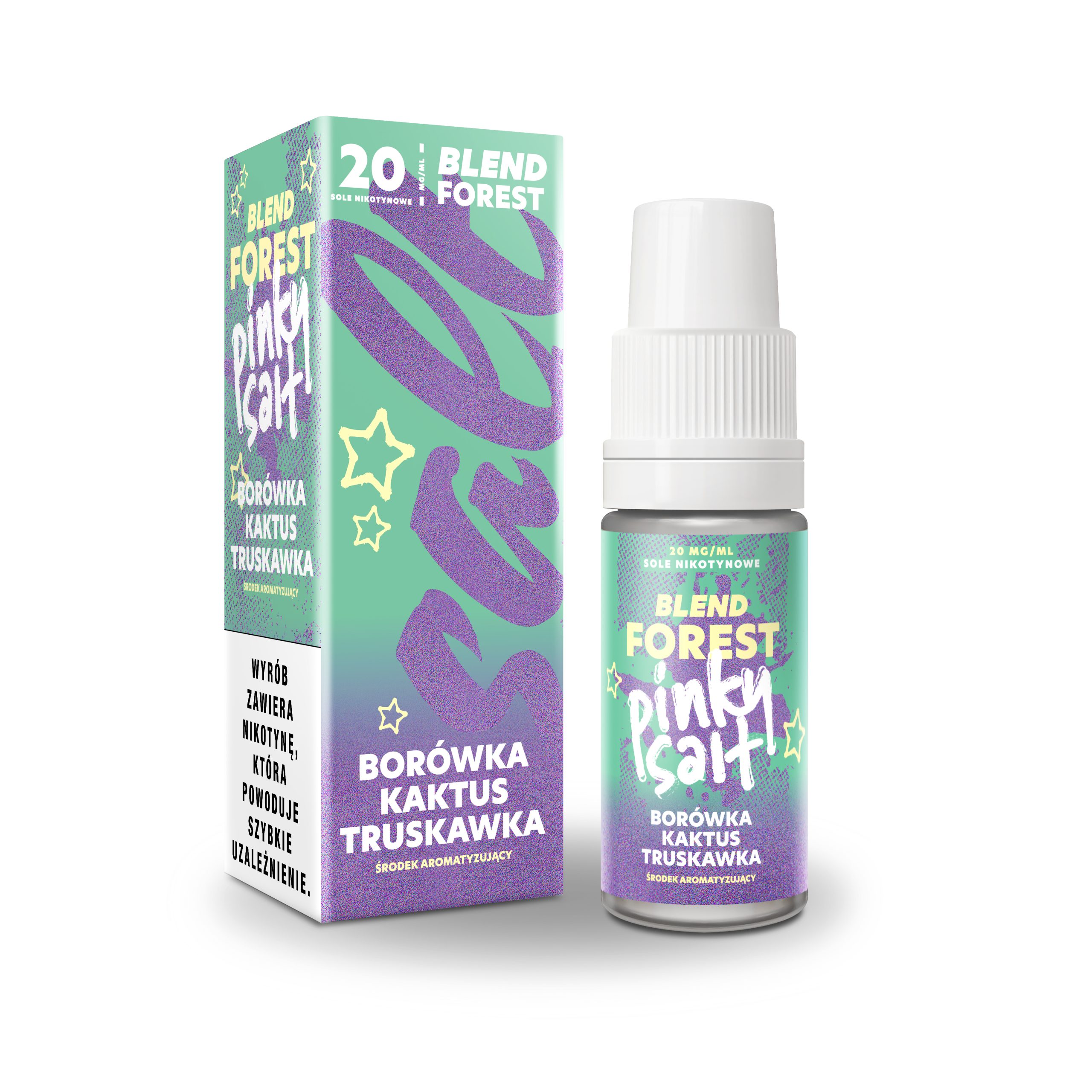 LIQUID PINKY SALT BORÓWKA KAKTUS TRUSKAWKA 10ml/20mg B26