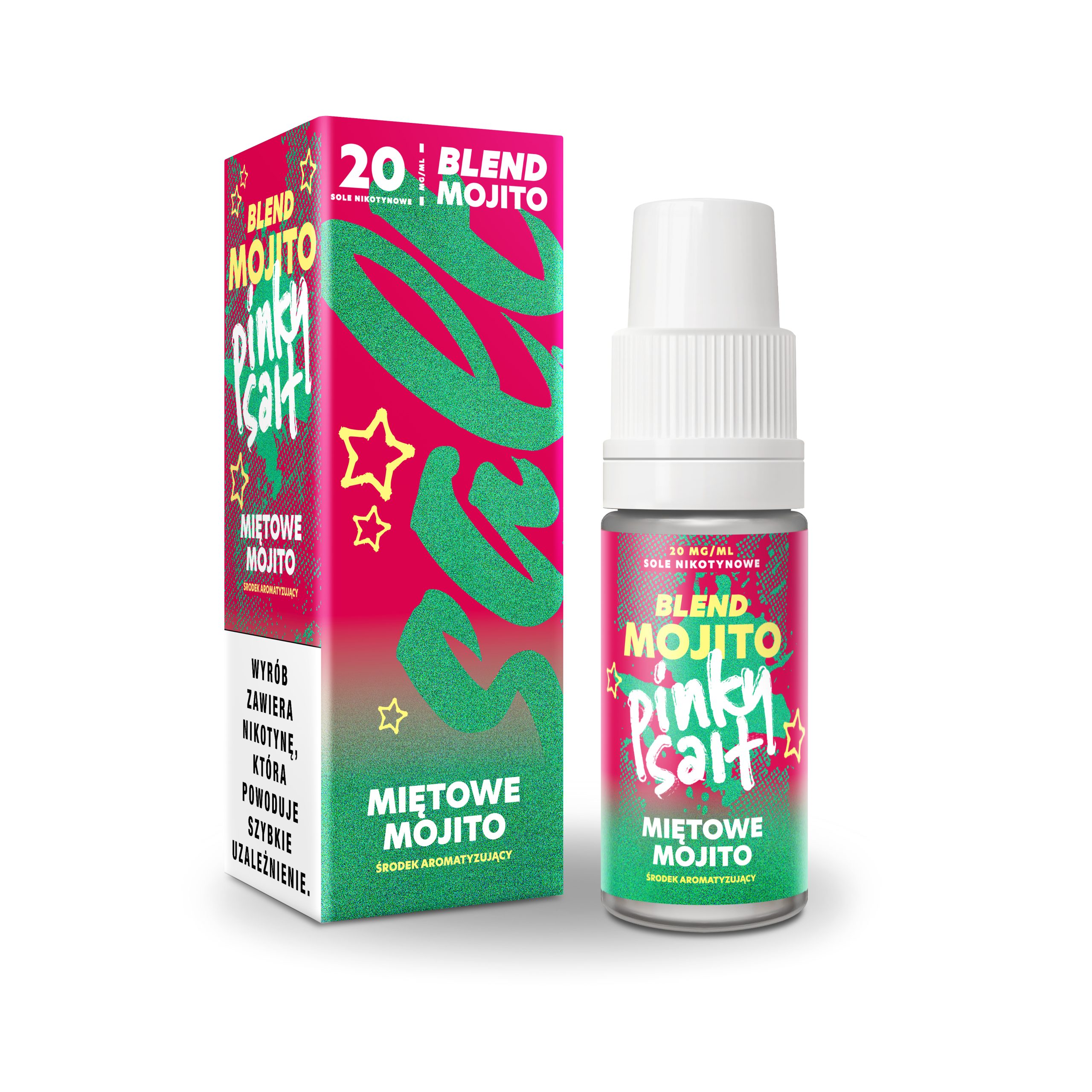 LIQUID PINKY SALT MIĘTOWE MOJITO 10ml/20mg B26