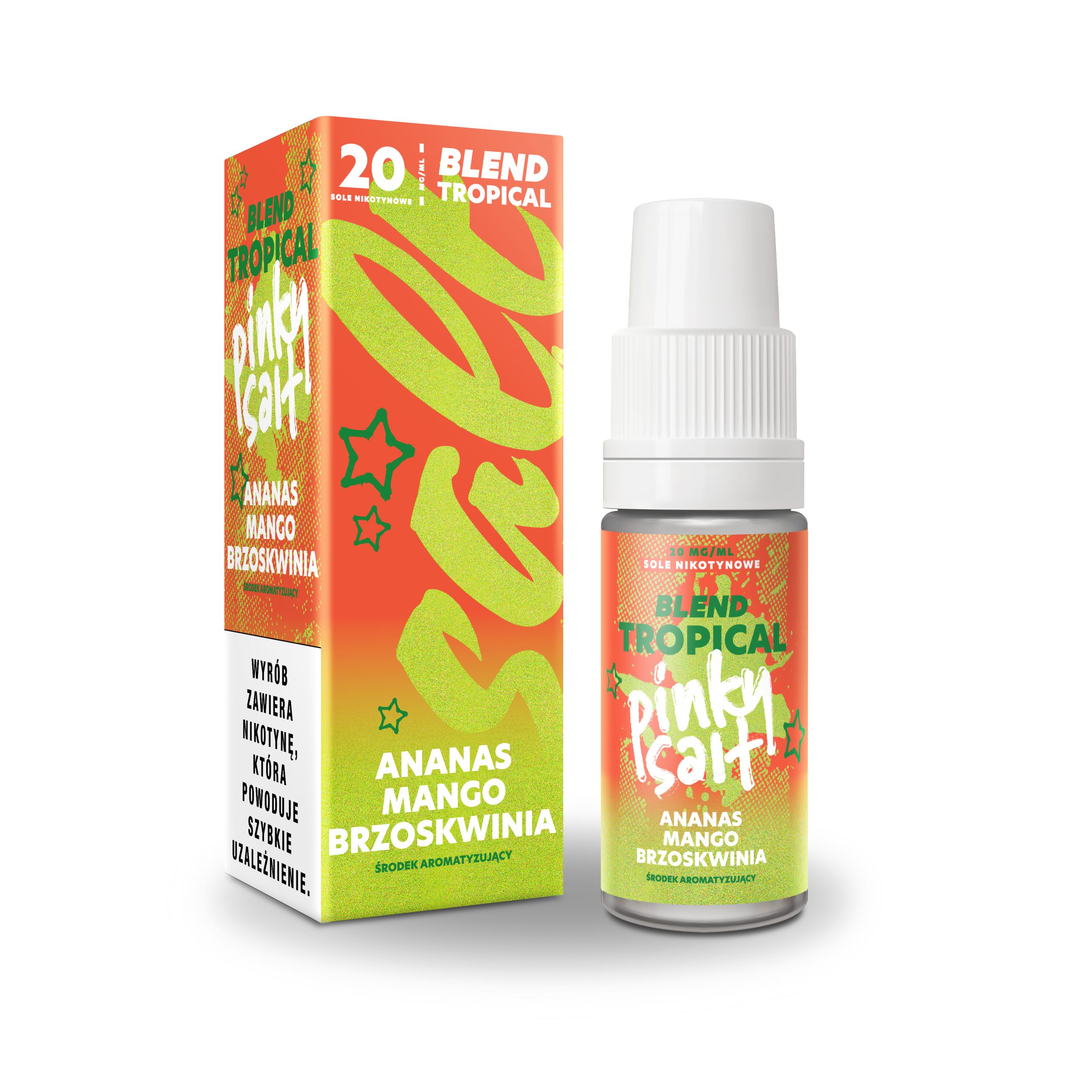 LIQUID PINKY SALT OWOCE TROPIKALNE 10ml/20mg B26