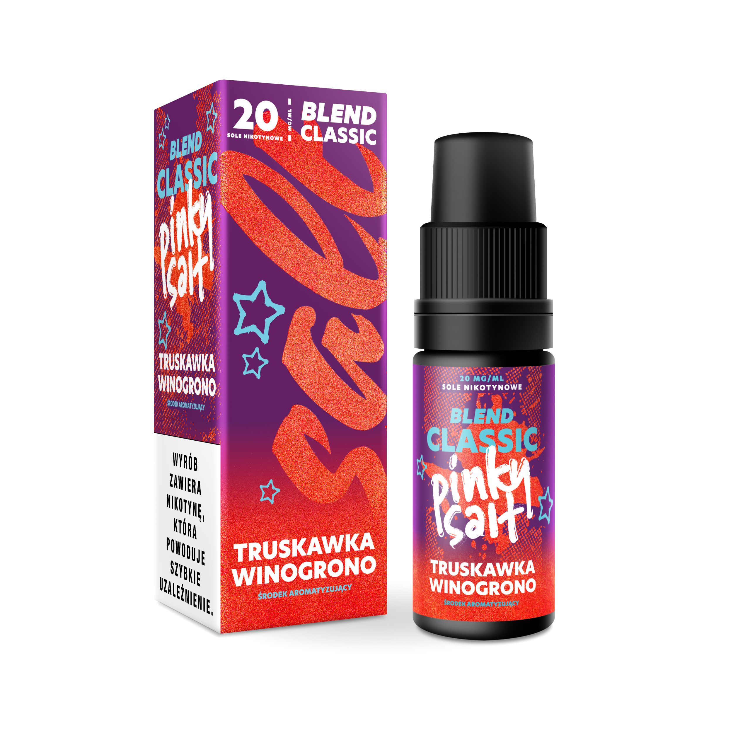 LIQUID PINKY SALT TRUSKAWKA WINOGRONO 10ml/20mg B26