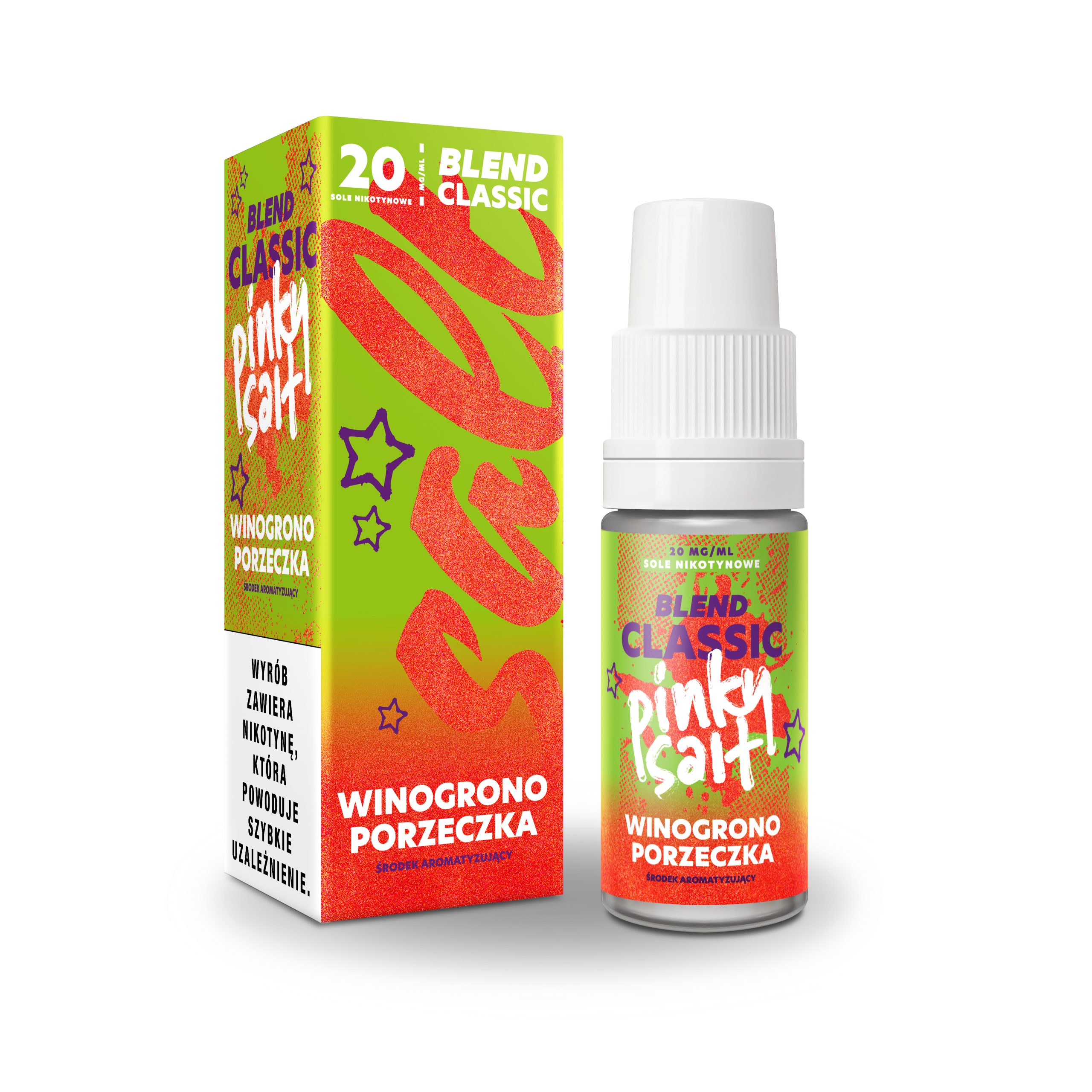 LIQUID PINKY SALT WINOGRONO PORZECZKA 10ml/20mg B26