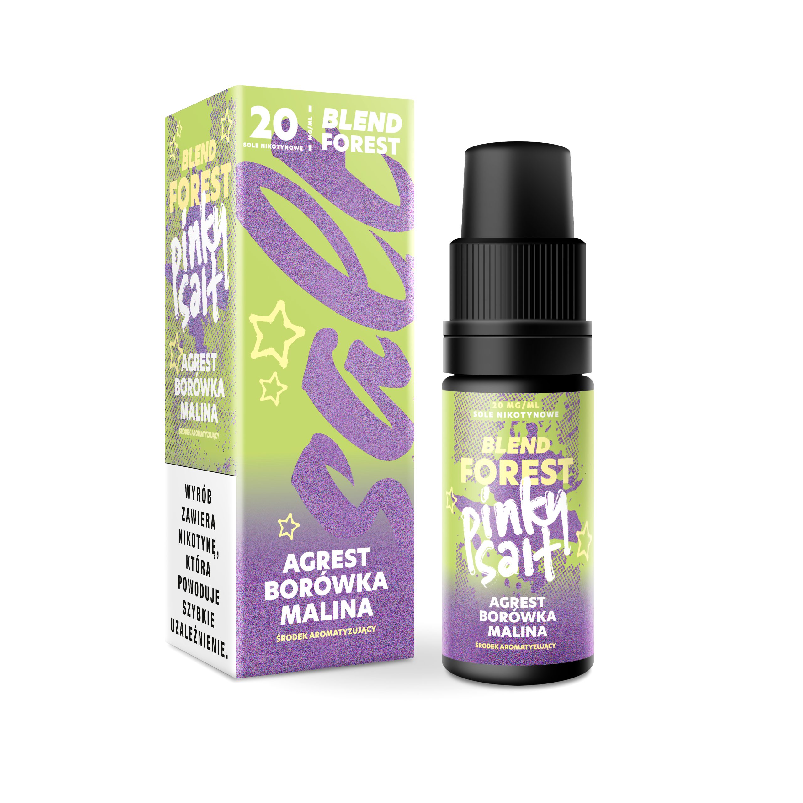 LIQUID PINKY SALT AGREST BOR. MAL. 10ml/20mg B26