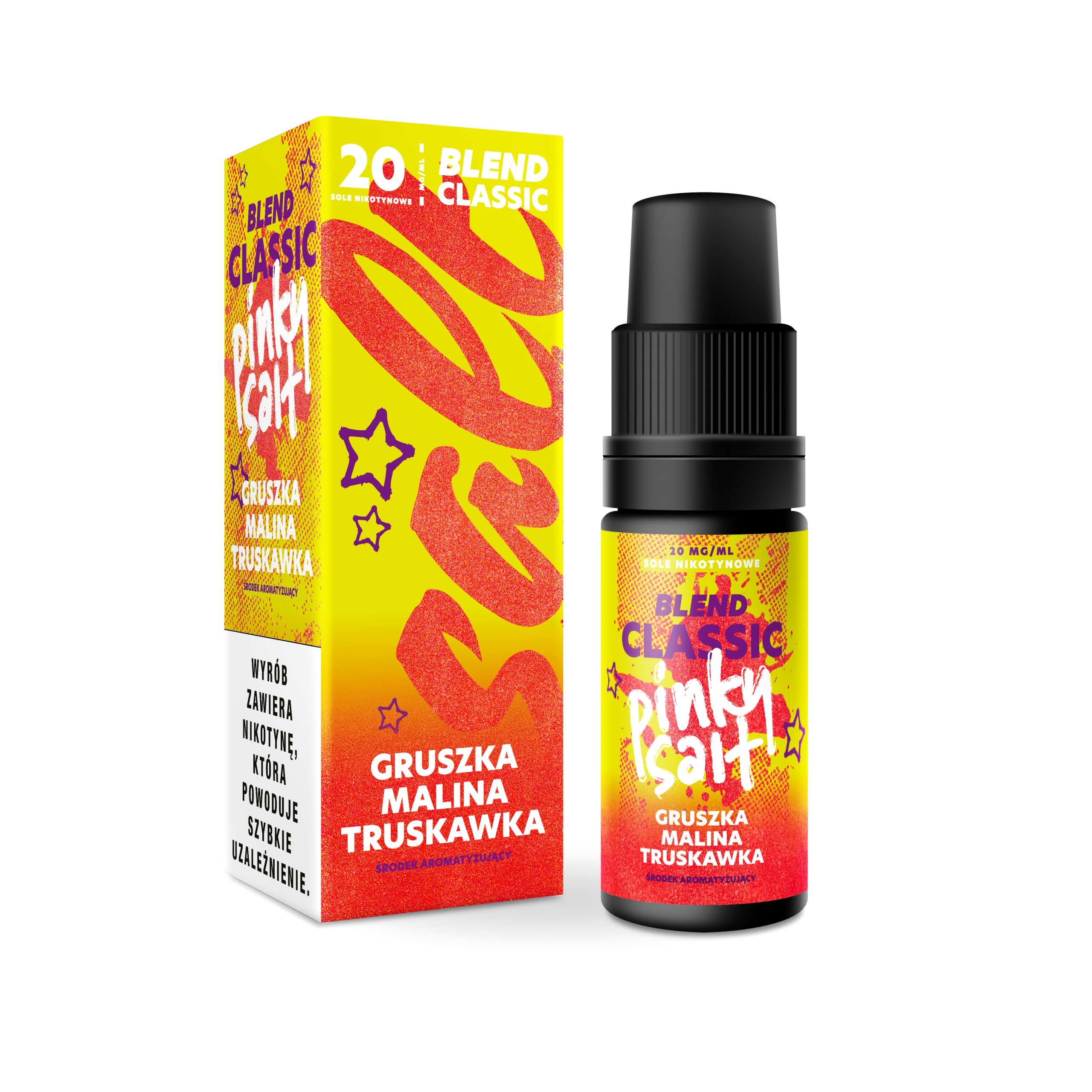 LIQUID PINKY SALT GRUSZKA. MAL.TRUSK 10ml/20mg B26