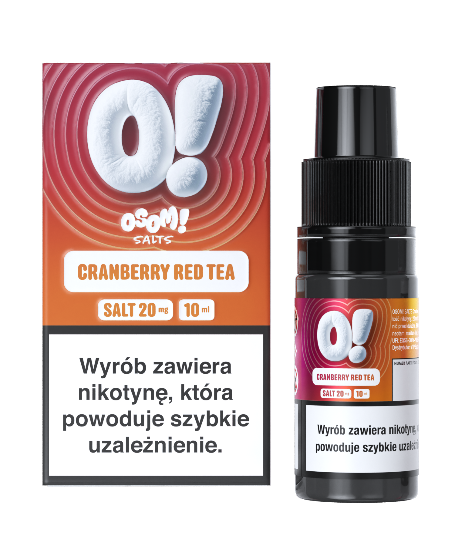 OSOM! CRANBERRY RED TEA 10ml 20mg / B26