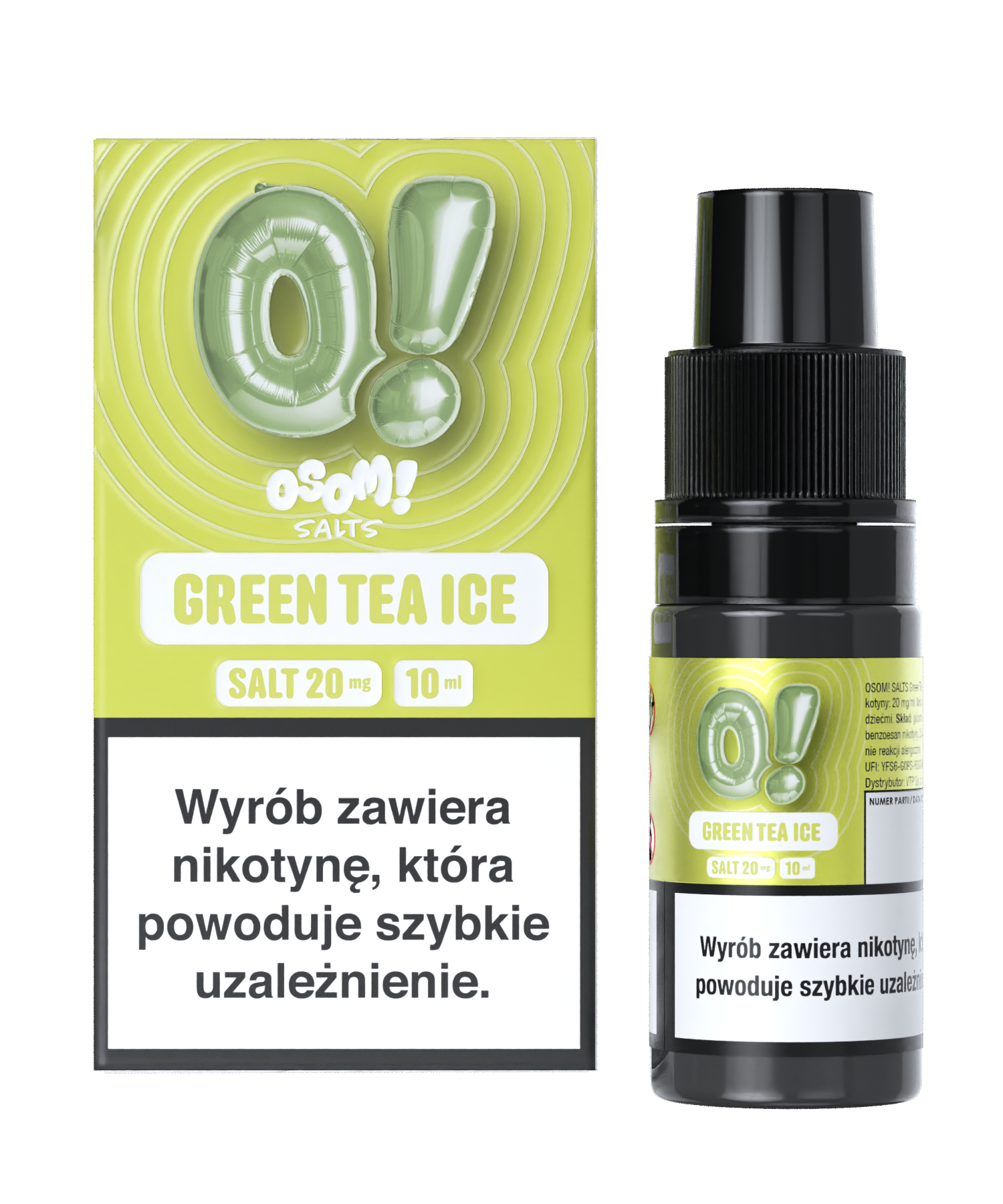 OSOM! GREEN TEA ICE 10ml 20mg / B26